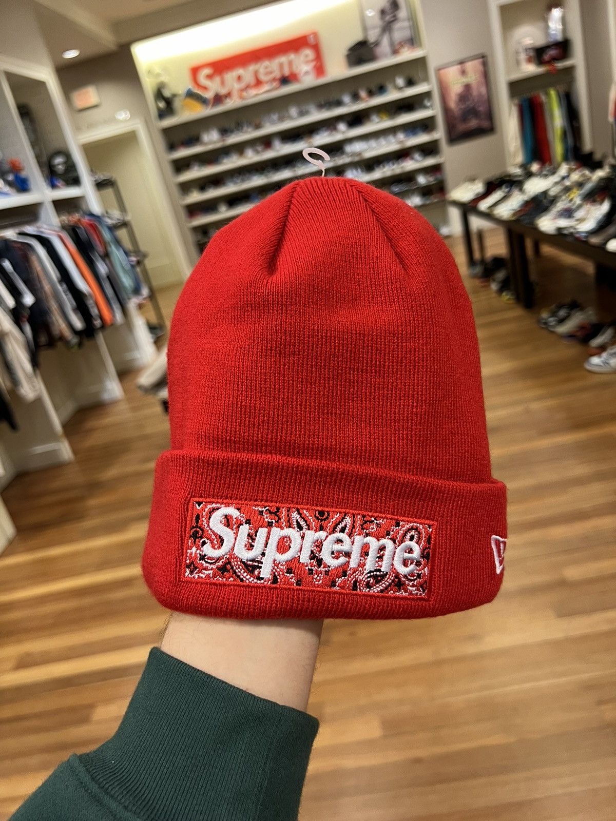 New Era × Supreme Supreme new era bandana box logo beanie