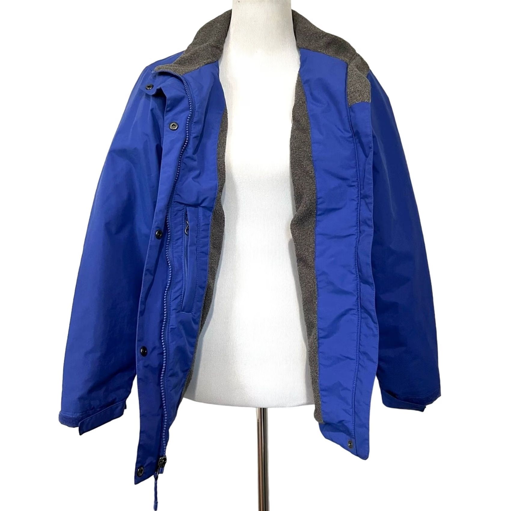 Vintage L.L. Bean Women's Coat Parka Insulated Thinsulate Fleece Lined Blue Sz M Jacket Size M / US 6-8 / IT 42-44 - 3 Thumbnail