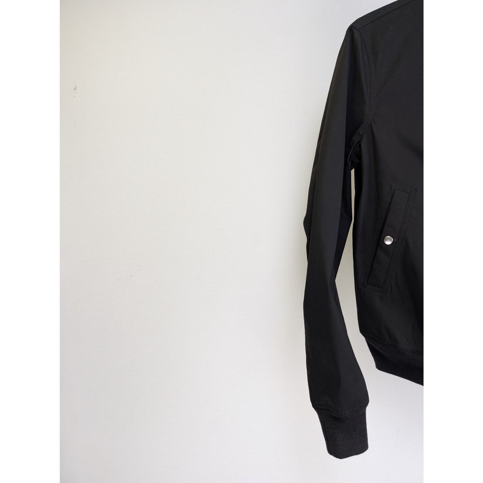 Rick Owens o1rshd1 Reversible Flight Jacket in Black/Black Plaid Size US M / EU 48-50 / 2 - 5 Thumbnail