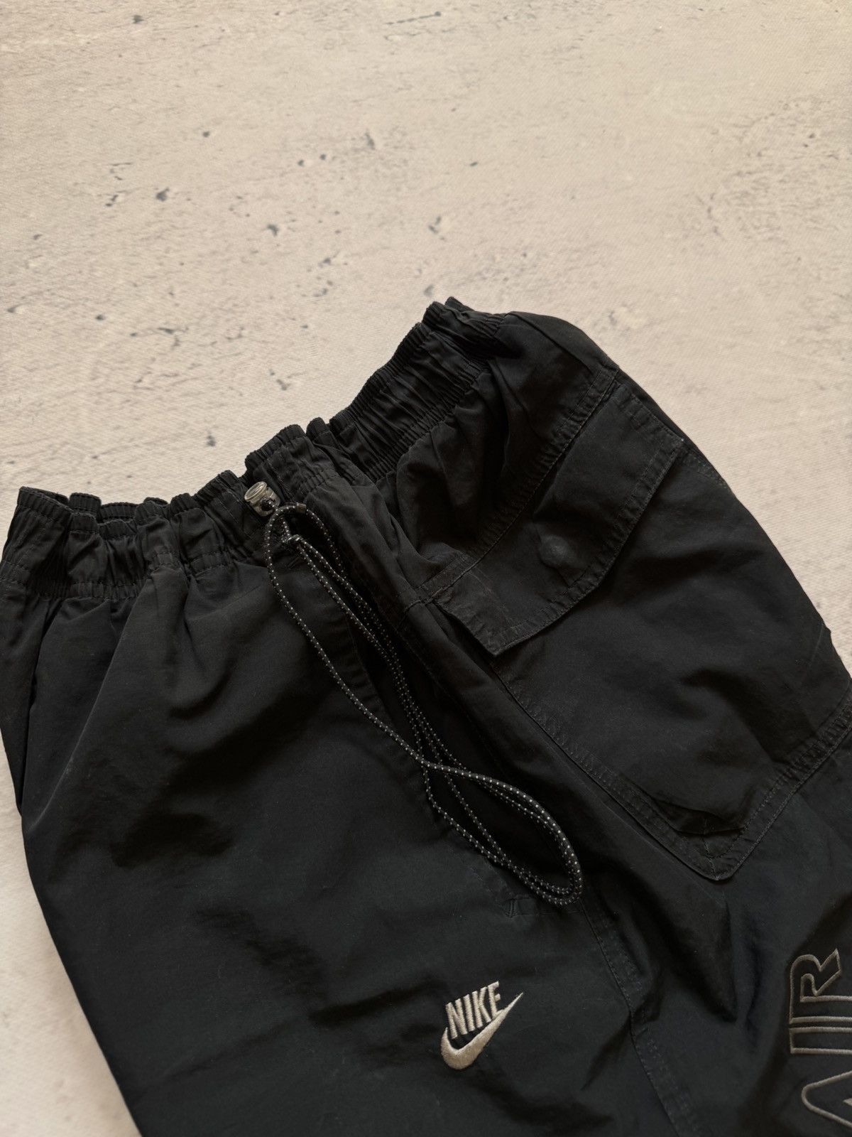 Nike × Vintage NIKE NYLON VINTAGE Y2K OVERSIZE BAGGY FIT PANTS SWEATPANTS Size US 34 / EU 50 - 9 Thumbnail