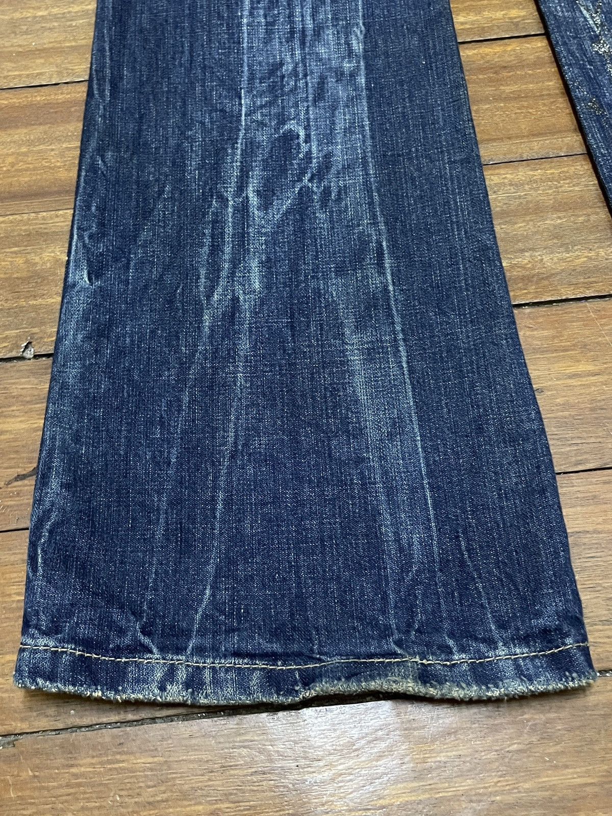 GOSTAR DE FUGA Very Rare Vintage Japanese Brand FUGA Flared Jeans 1990s Size US 33 - 7 Thumbnail