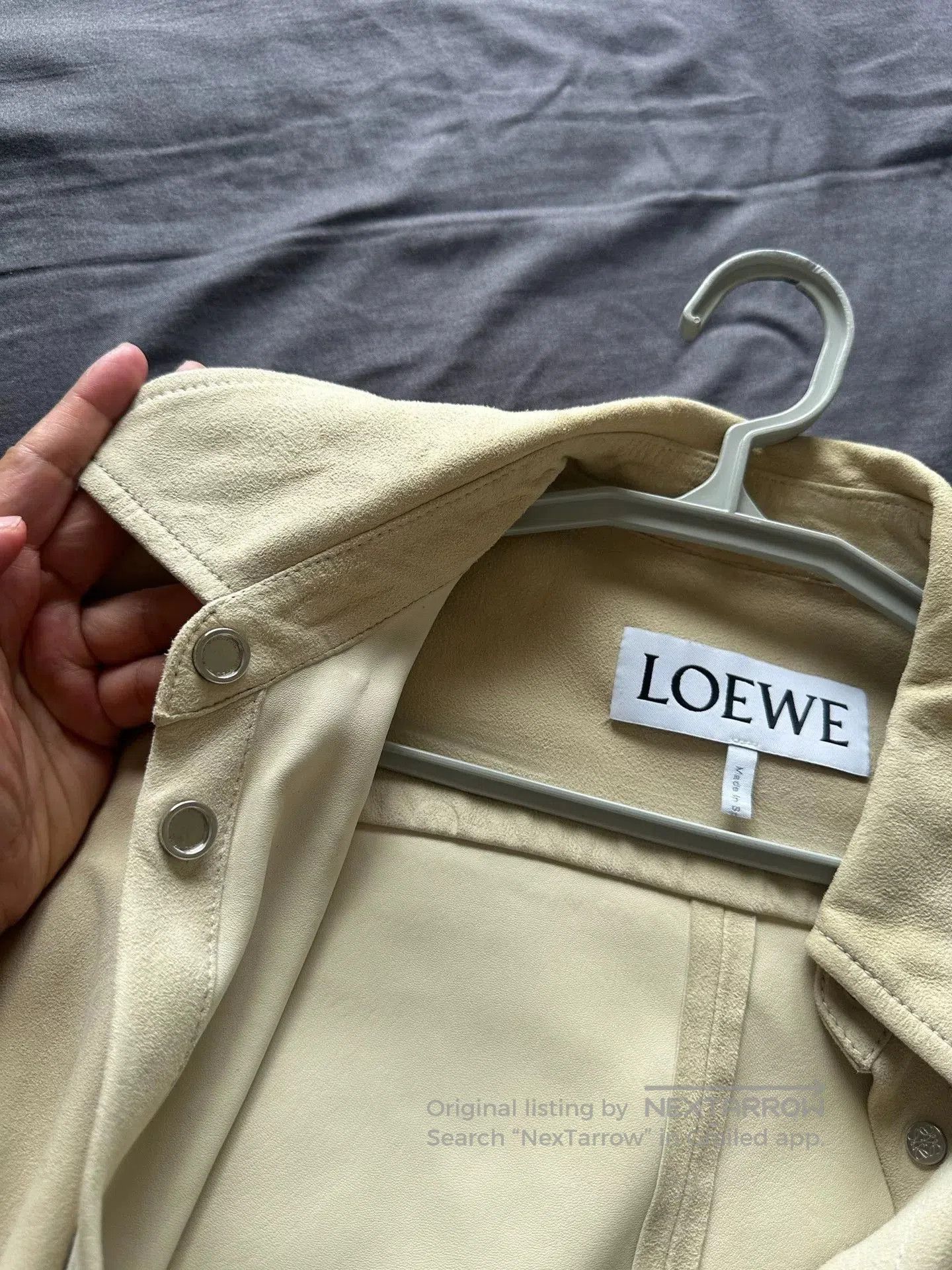 Loewe Sheepskin Shirt Jacket.