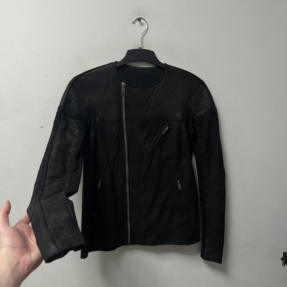Rick Owens Rick Owens Biker Jacket Size US S / EU 44-46 / 1 - 2 Thumbnail