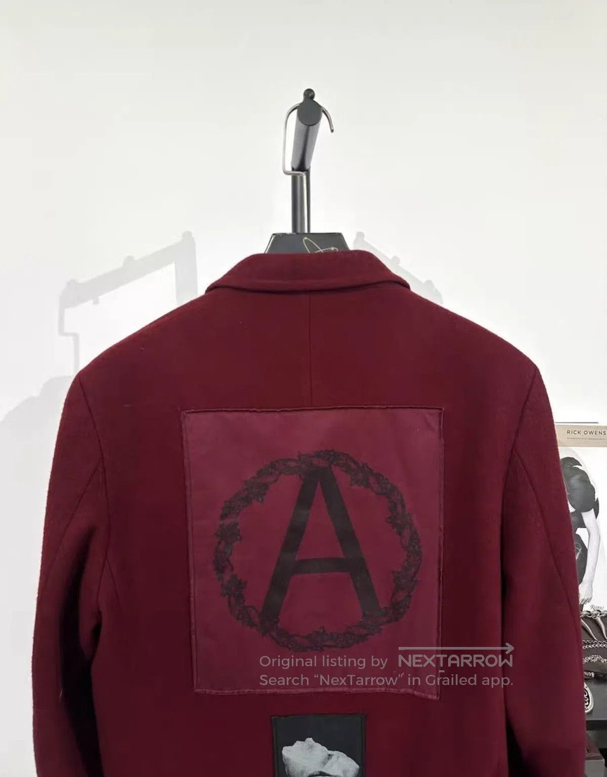 Supreme Red XL Coat with Graphic Patches. Size US XL / EU 56 / 4 - 4 Thumbnail