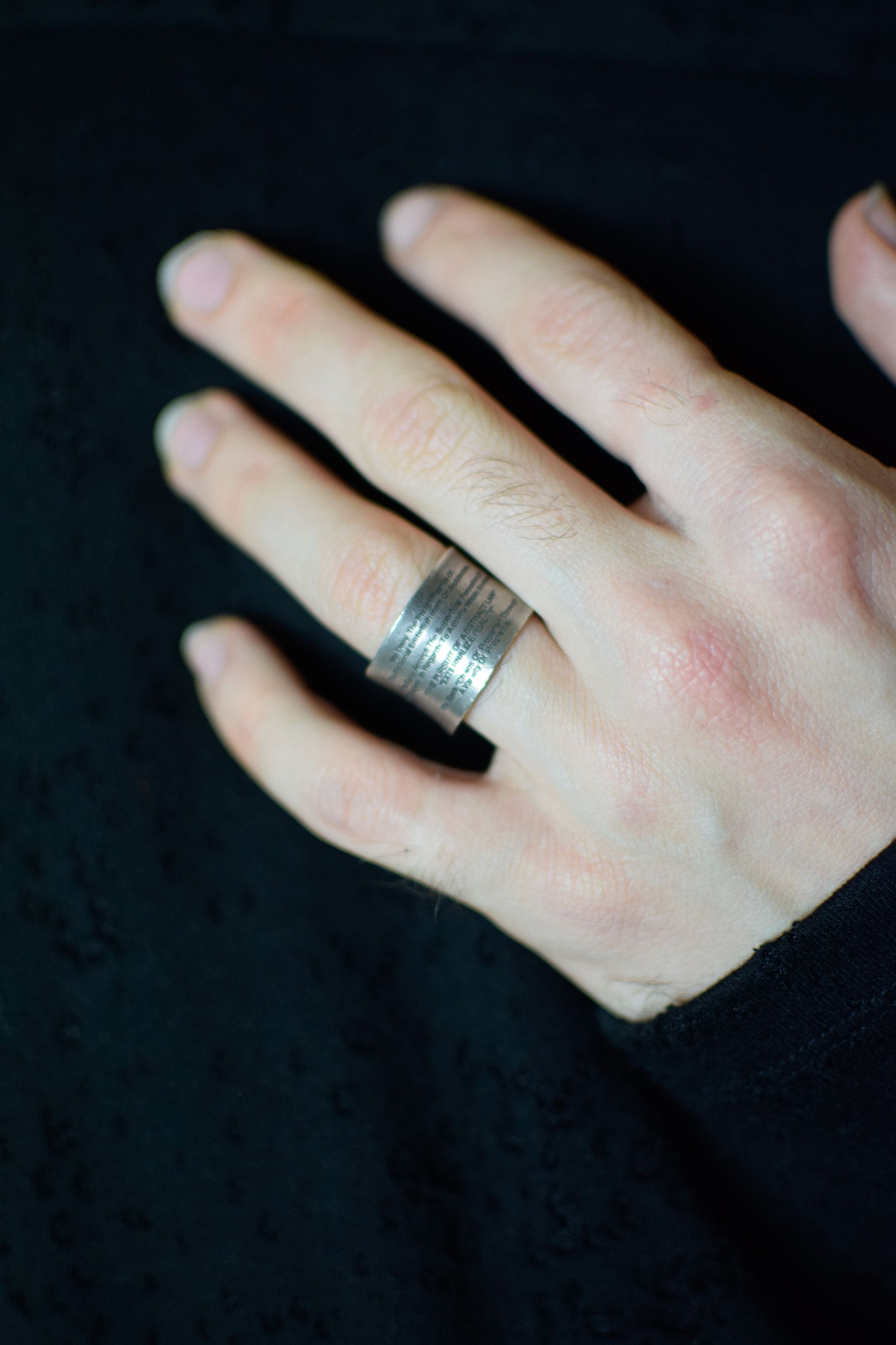 Julius x Garni AW11 Manifesto Ring