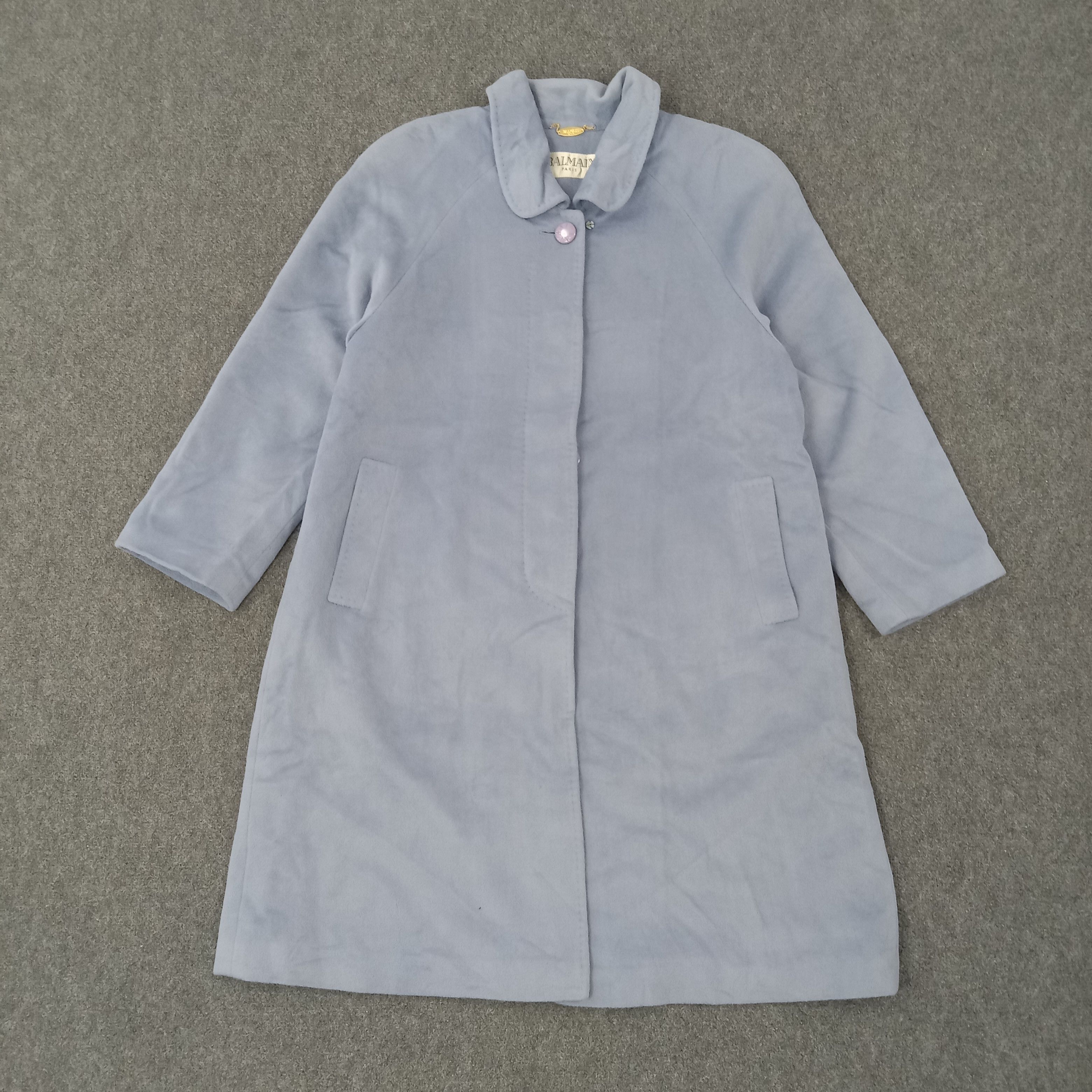 Balmain × Vintage Balmain Paris Luxury Brand Trench Coat Jacket Size US M / EU 48-50 / 2 - 1 Thumbnail