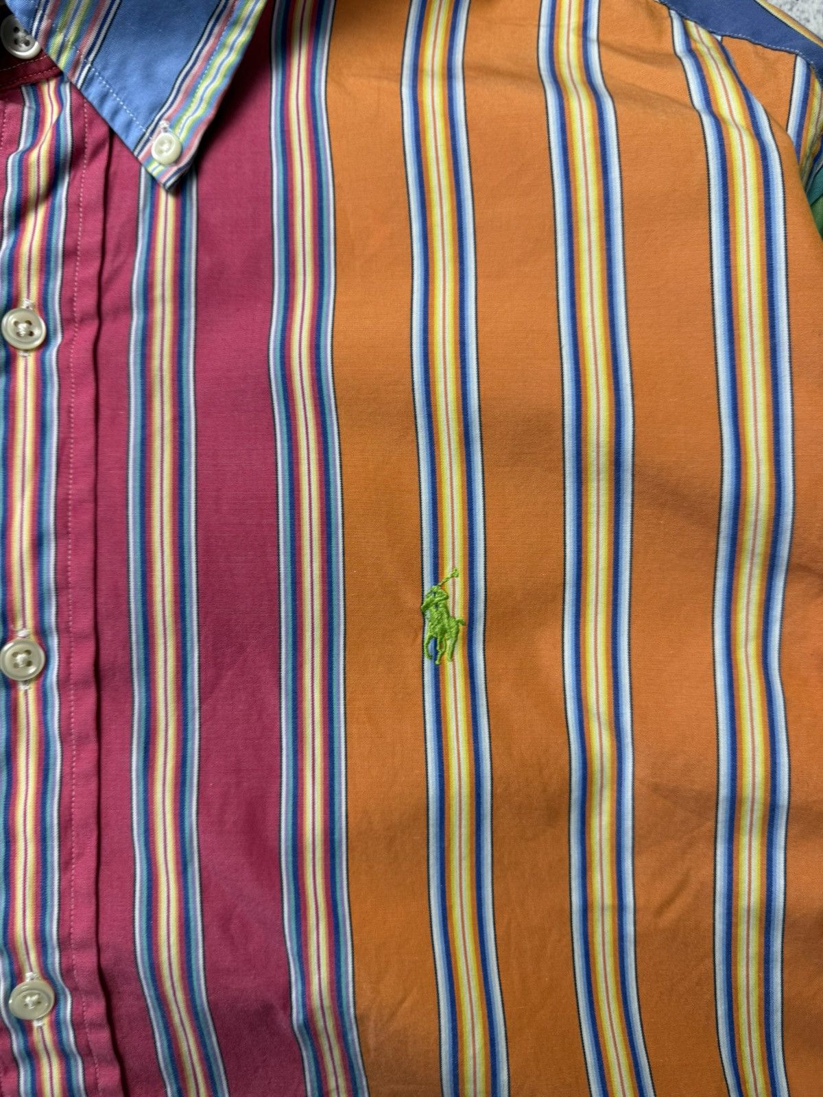 Polo Ralph Lauren Vintage RALPH LAUREN Multicolour Striped long Sleeved Shirt Size US XL / EU 56 / 4 - 13 Thumbnail