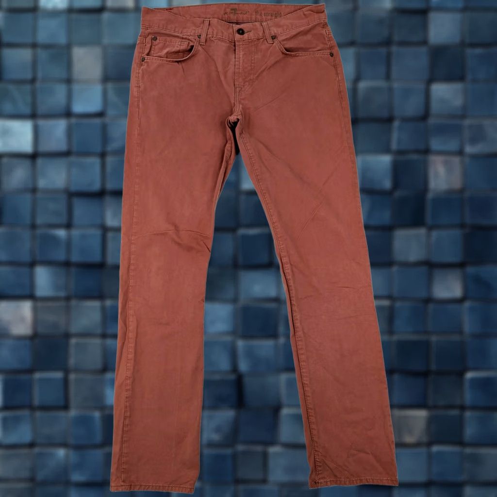 7 For All Mankind 7 For All Mankind Jeans Straight Pink 34 Men Regular Denim Cotton Polyester Spandex 5-Pocket Logo Button Zip Casual Size US 34 / EU 50 - 1 Thumbnail