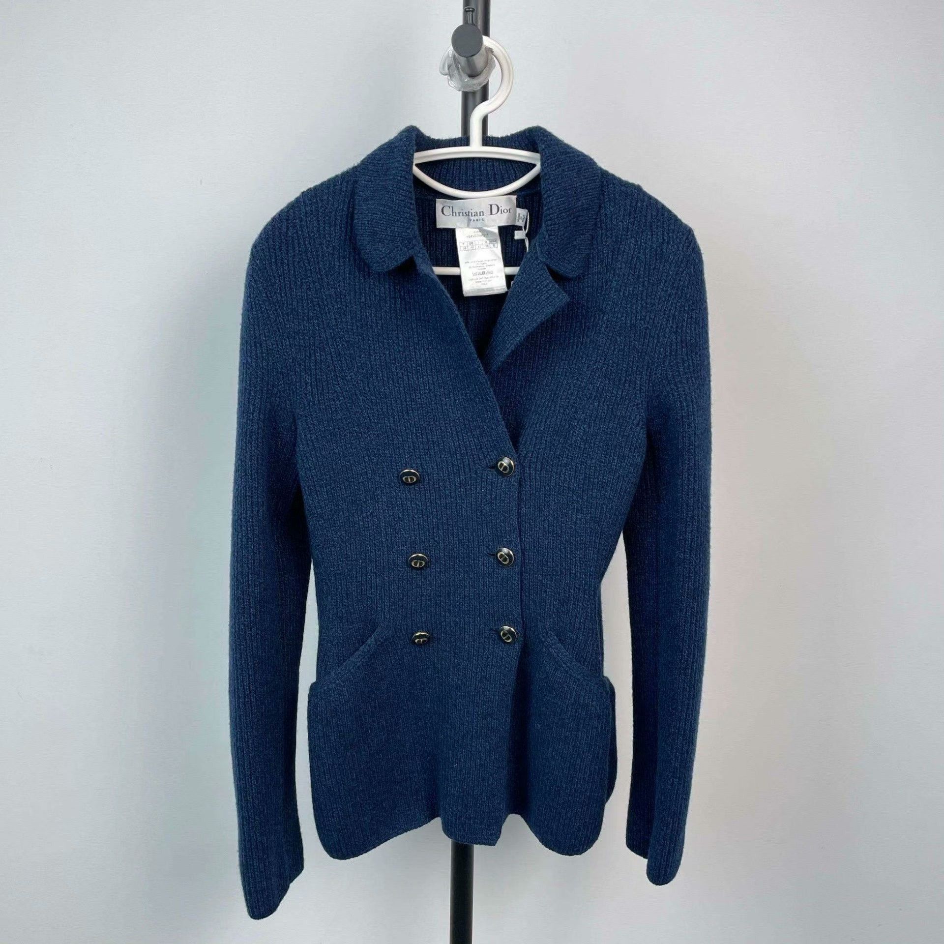 Dior Dior Knit Blue Sweater 38 Women Size S / US 4 / IT 40 - 1 Thumbnail