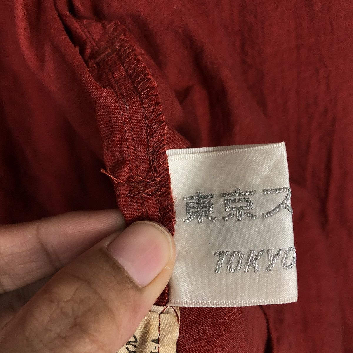 Designer × Japanese Brand × Vintage 📌Rich Red Vintage Long Jacket Tokyo Style Issey Miyake Size US M / EU 48-50 / 2 - 20 Thumbnail