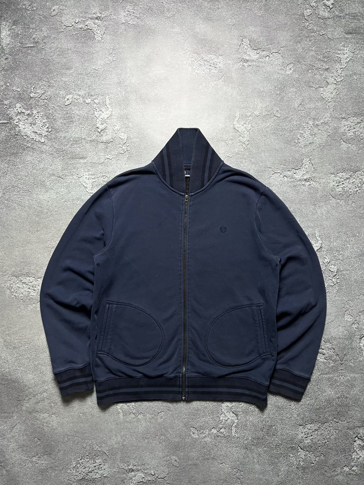 Fred Perry Vintage Fred Perry Track Jacket Zip Hoodie Big Logo Casual L Size US L / EU 52-54 / 3 - 1 Thumbnail