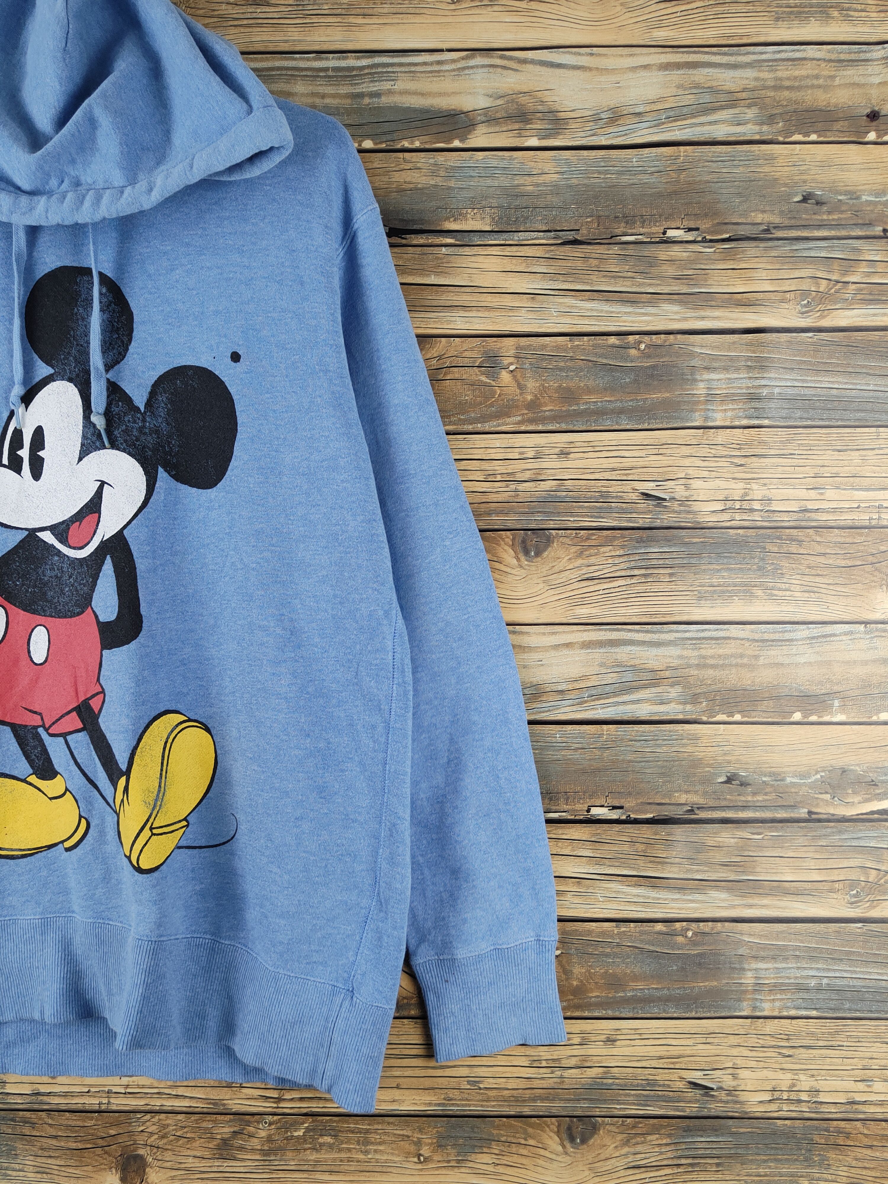 Disney DL Uniqlo Disney Blue Mickey Mouse Hoodie Sweatshirts #2506 Size US L / EU 52-54 / 3 - 5 Thumbnail