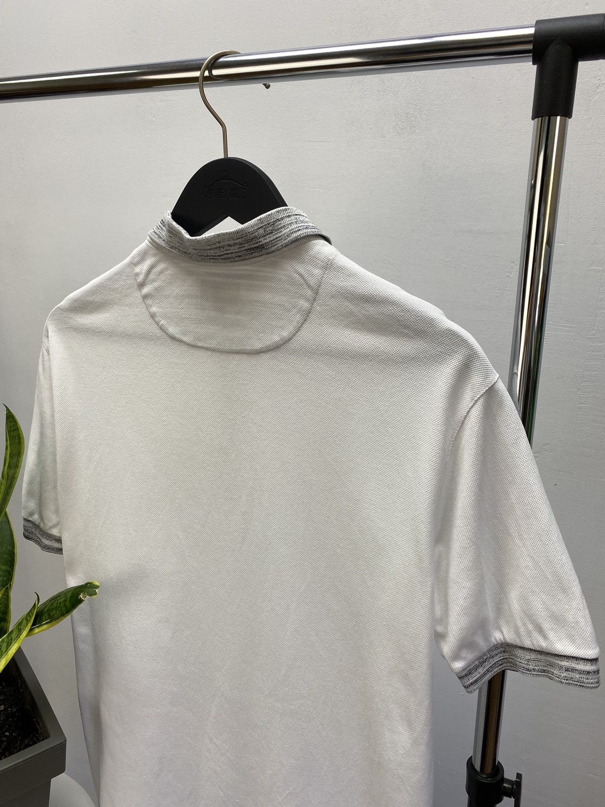 Missoni Vintage Missoni Polo T Shirt Men’s M White Styled Luxury Size US M / EU 48-50 / 2 - 14 Thumbnail