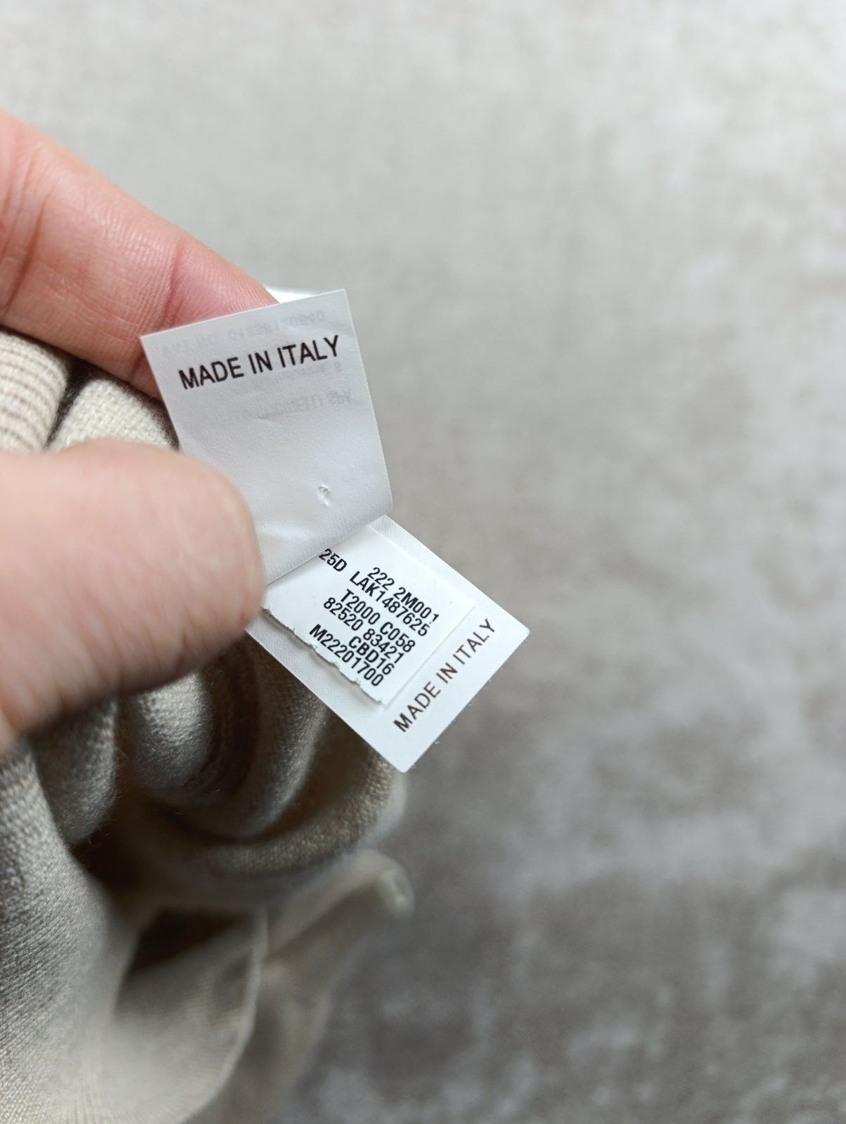 Brunello Cucinelli BRUNELLO CUCINELLI MEN'S EMBROIDERED CASHMERE SWEATER Size US M / EU 48-50 / 2 - 15 Thumbnail