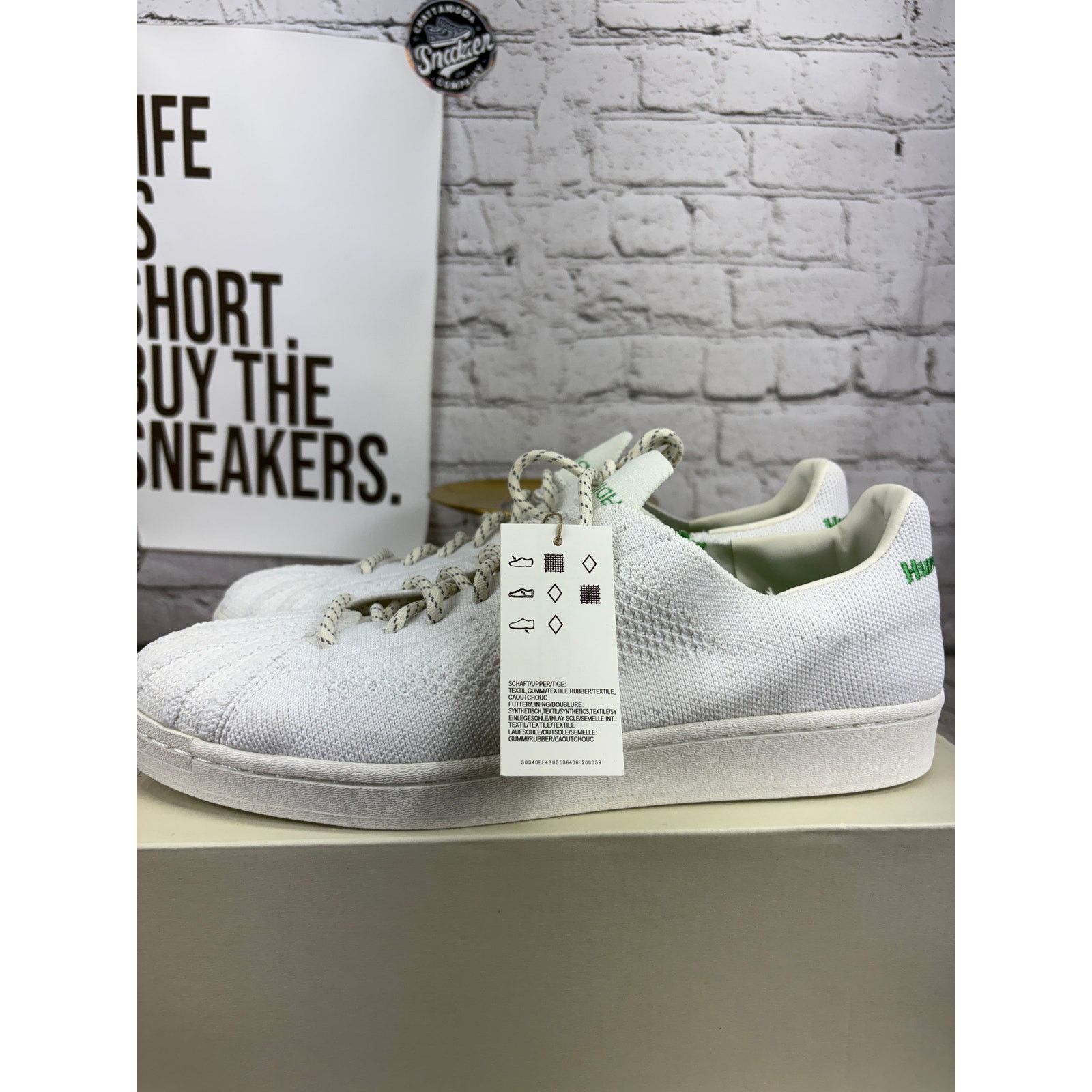 Adidas Adidas x PW Human Race Superstar Primeknit Mens 13 Shoes Size US 13 / EU 46 - 3 Thumbnail