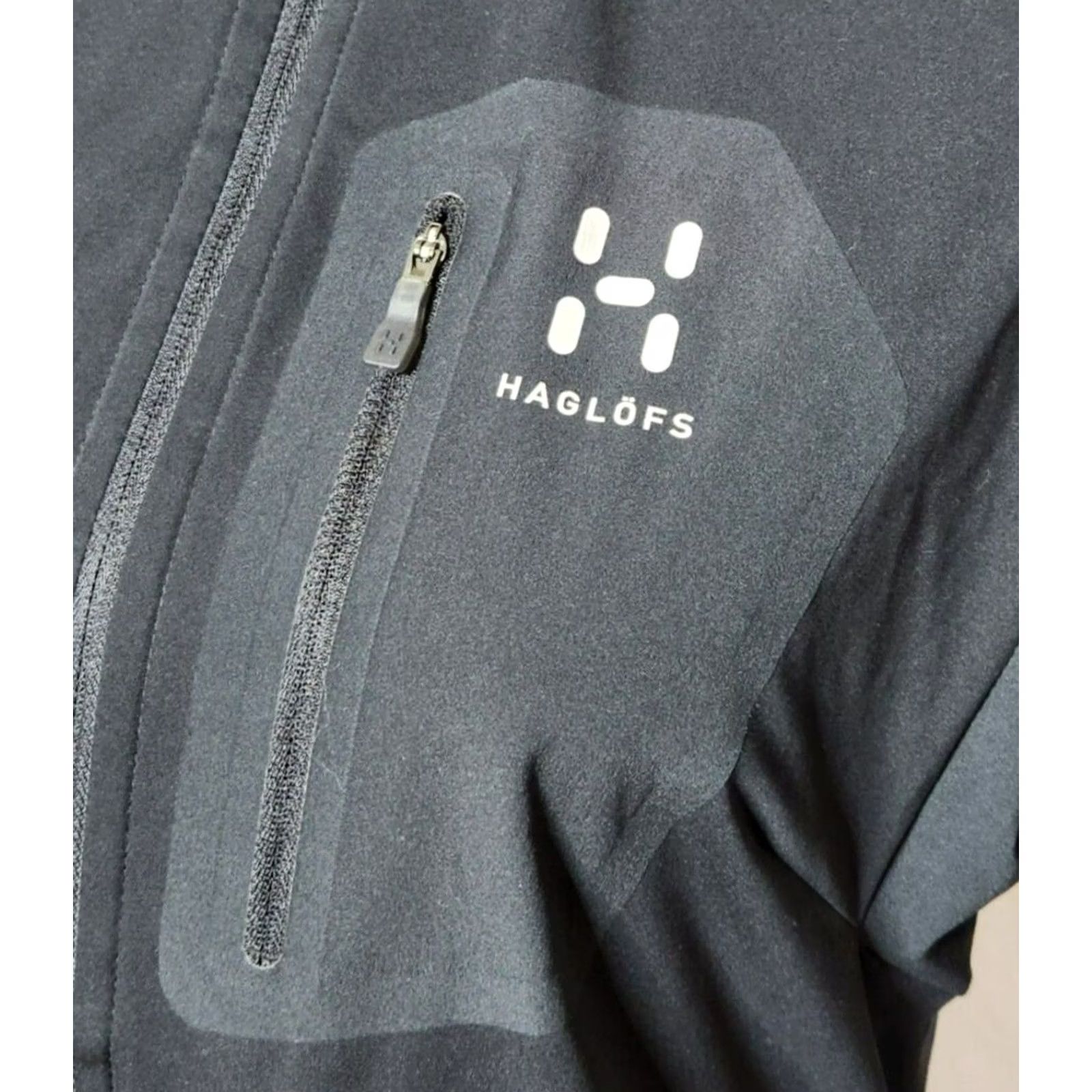 Vintage Haglöfs Womens L Pace Windbreaker Jacket Full Zip Lightweight Black Zip Pocket Size L / US 10 / IT 46 - 5 Thumbnail