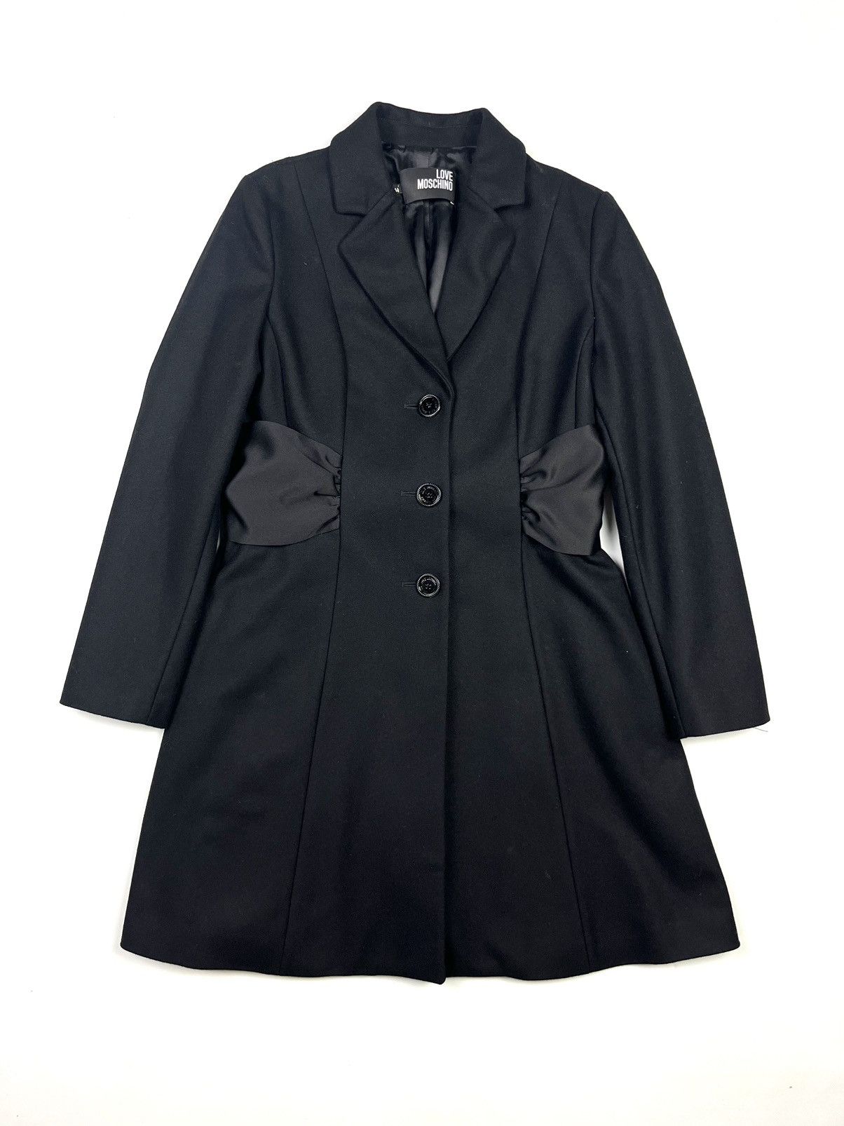 Love Moschino Love Moschino Cashmere Luxury Coat Black Size M / US 6-8 / IT 42-44 - 1 Thumbnail