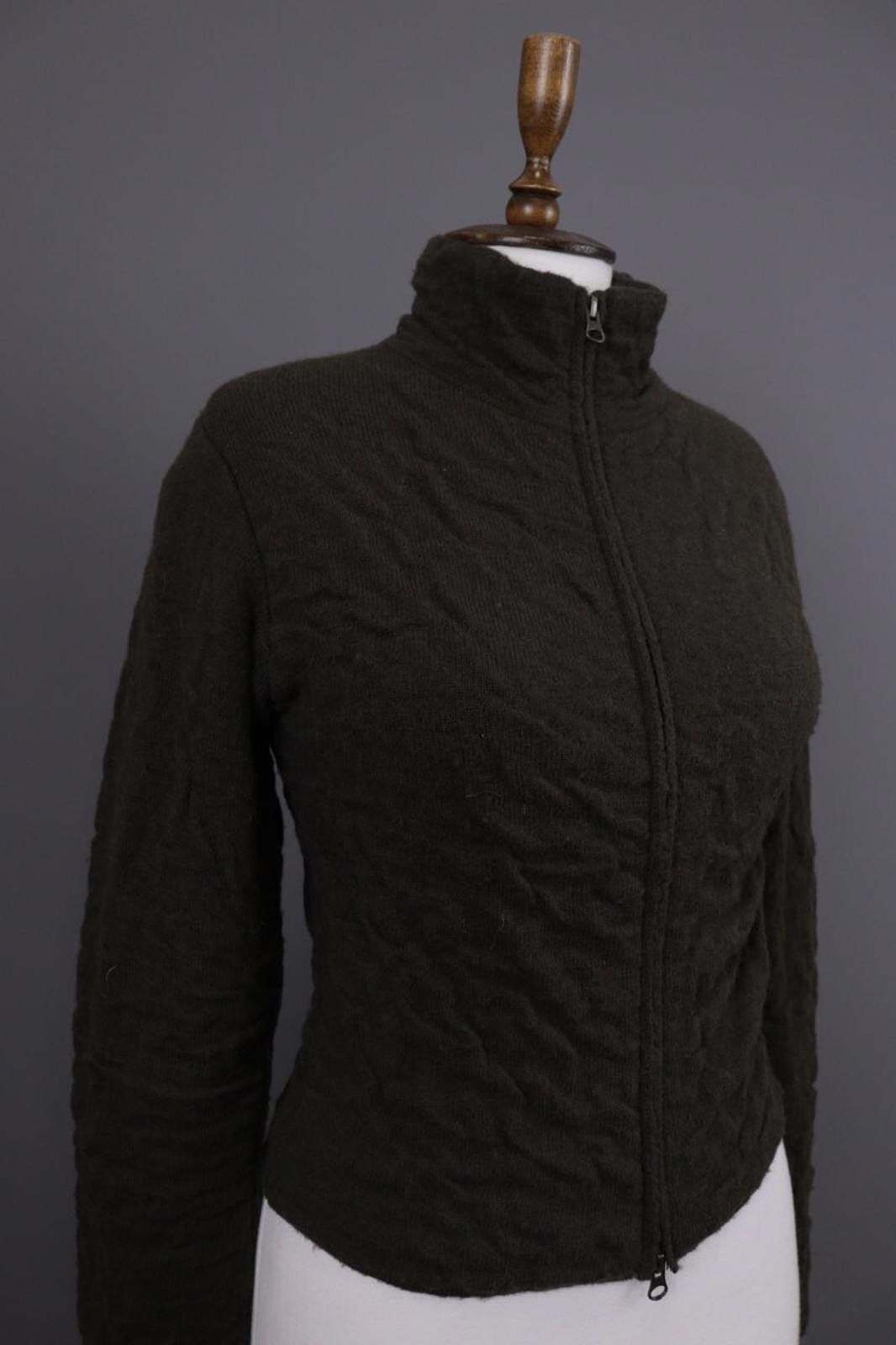 Designer Sarah Pacini Full Zip Merino Wool Baby Jacket One Size Size ONE SIZE - 6 Thumbnail