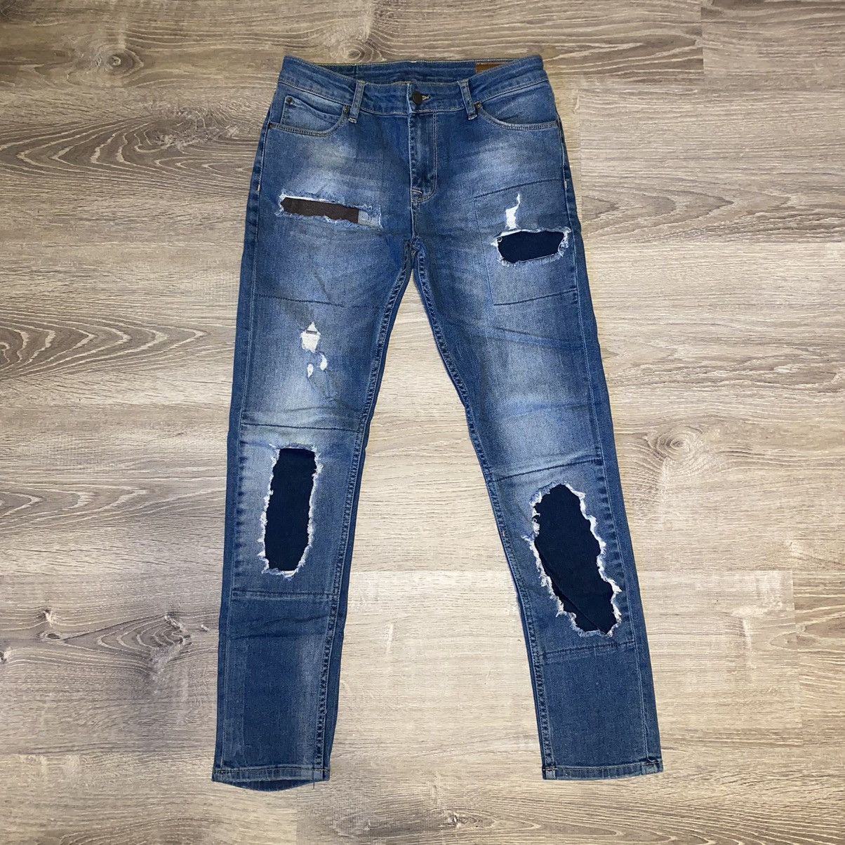 Asos ASOS Skinny Jeans In Mid Wash Size US 30 / EU 46 - 1 Thumbnail