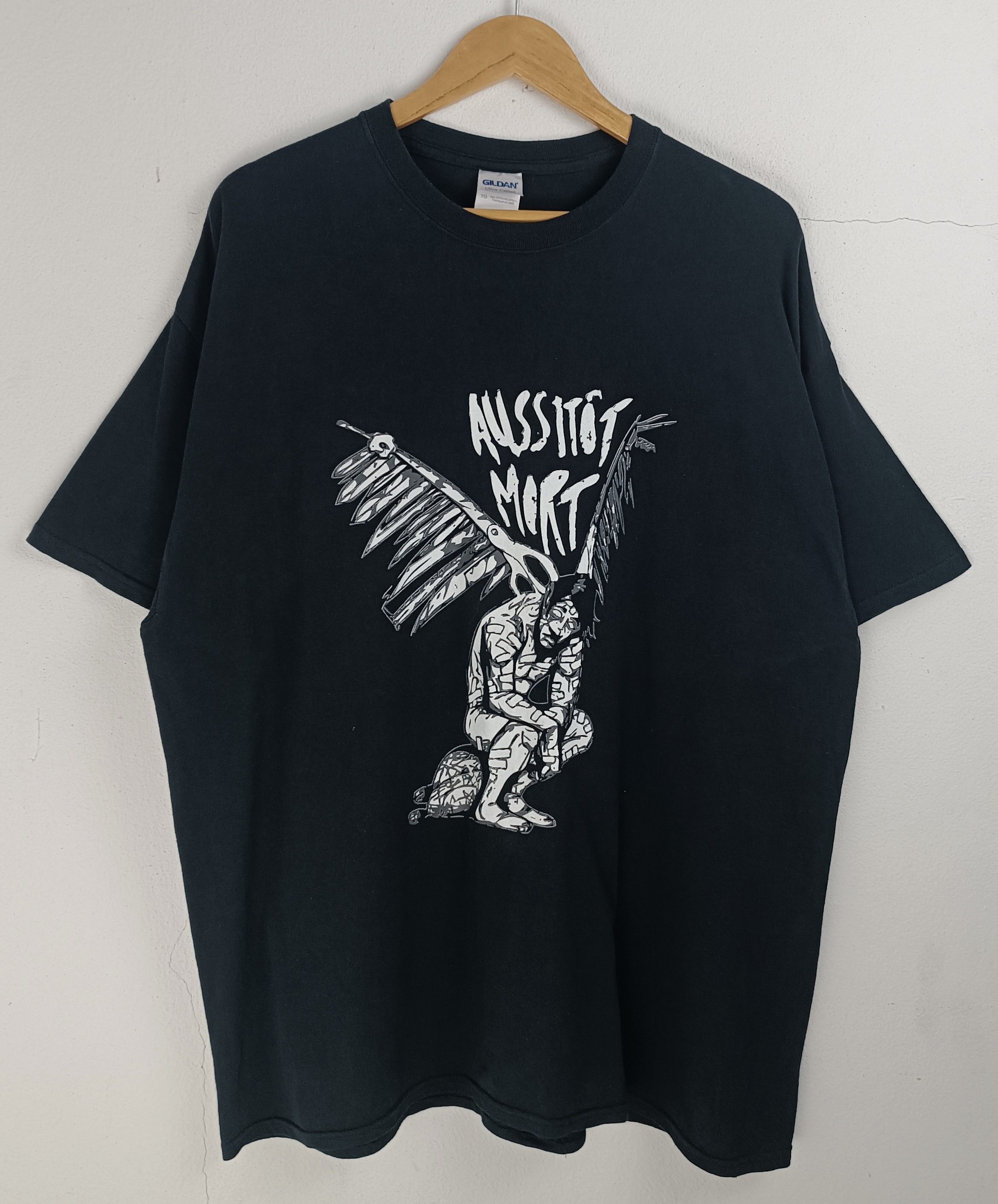 Band Tees VINTAGE AUSSITORT MORT SCREAMO SCRAMZ POST ROCK BAND Size US XL / EU 56 / 4 - 3 Thumbnail