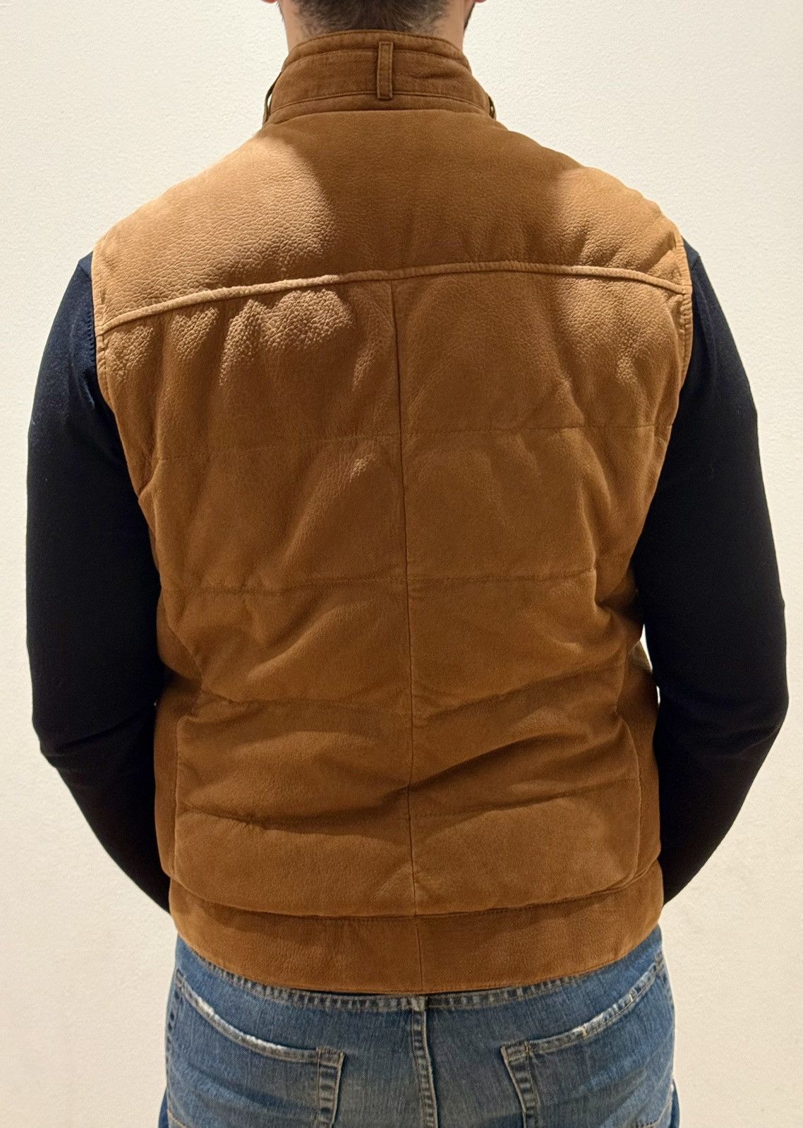 Brunello Cucinelli Suede vest with goose down padding Size US M / EU 48-50 / 2 - 12 Thumbnail