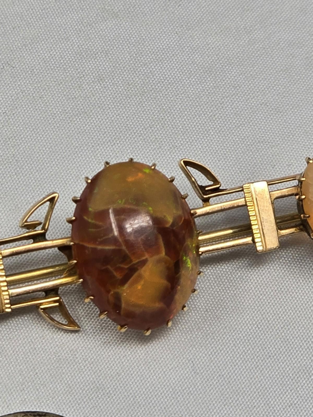 Victorinox Antique Victorian 14k Gold 11.6g Opal in Matrix Brooch Size ONE SIZE - 8 Thumbnail
