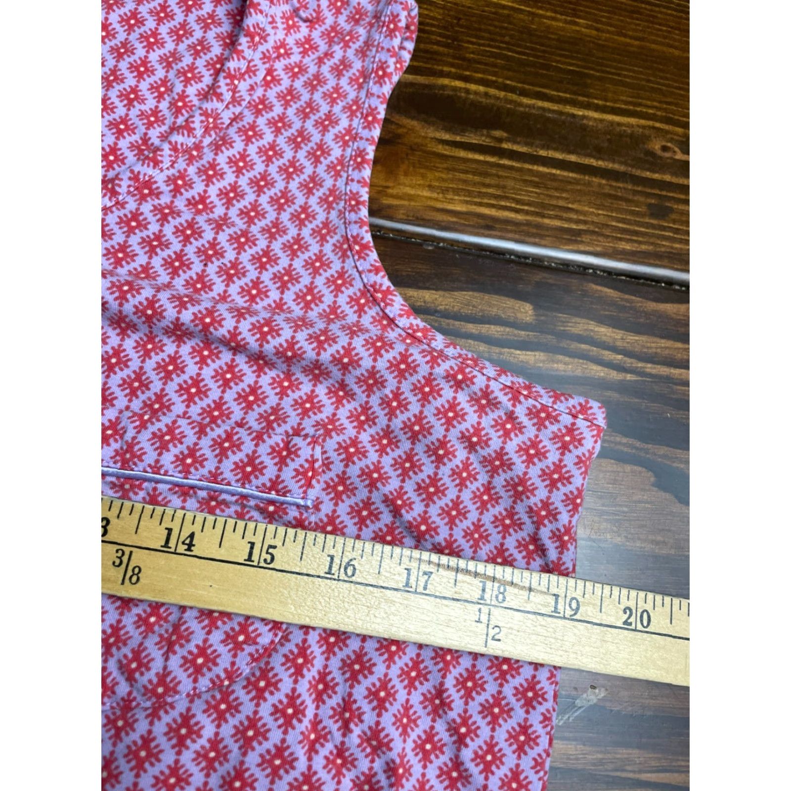Vera Bradley Vera Bradley Shirt Women's XL Red Purple Snowflakes Sleeveless Round Neck Vintage: No Size XL / US 12-14 / IT 48-50 - 5 Thumbnail