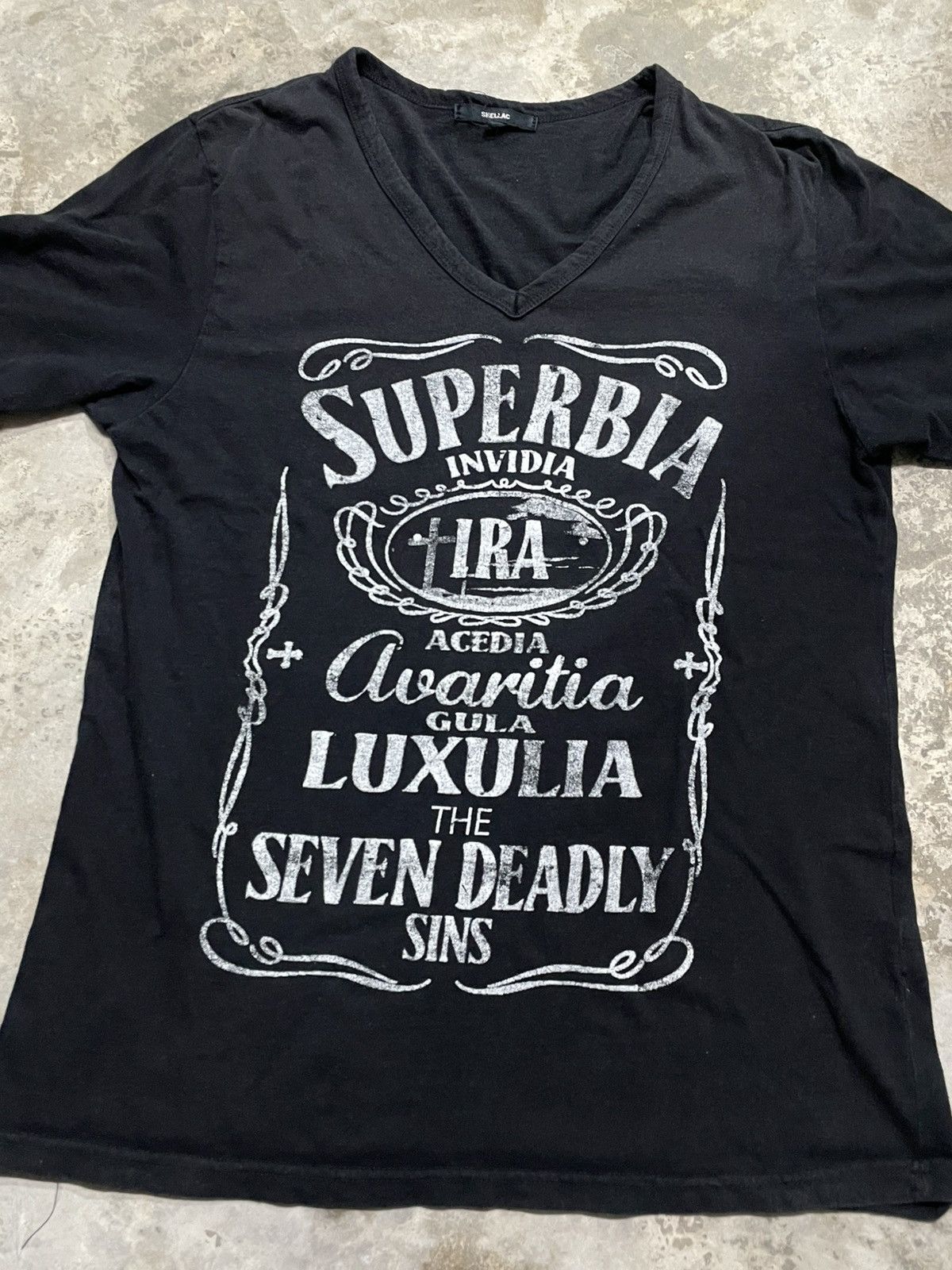 Shellac 2000s Shellac - The Seven Deadly Sins Tee Size US S / EU 44-46 / 1 - 4 Thumbnail