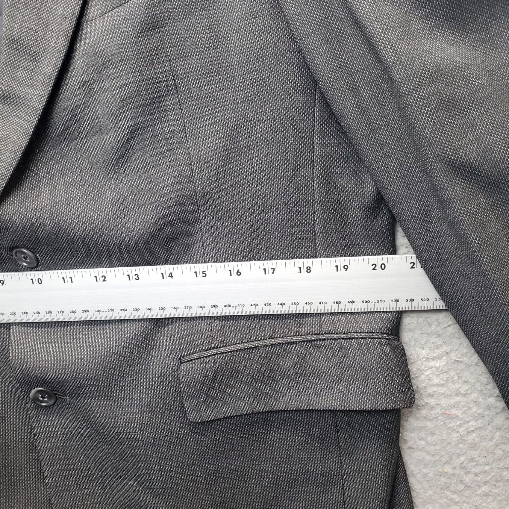Hart Schaffner Marx Hart Schaffner Marx Blazer Mens 41S Notch Lapel Long Sleeve Formal Blazer, Wool, Multicolor, Pre-owned, Regular, Short Size US L / EU 52-54 / 3 - 4 Thumbnail