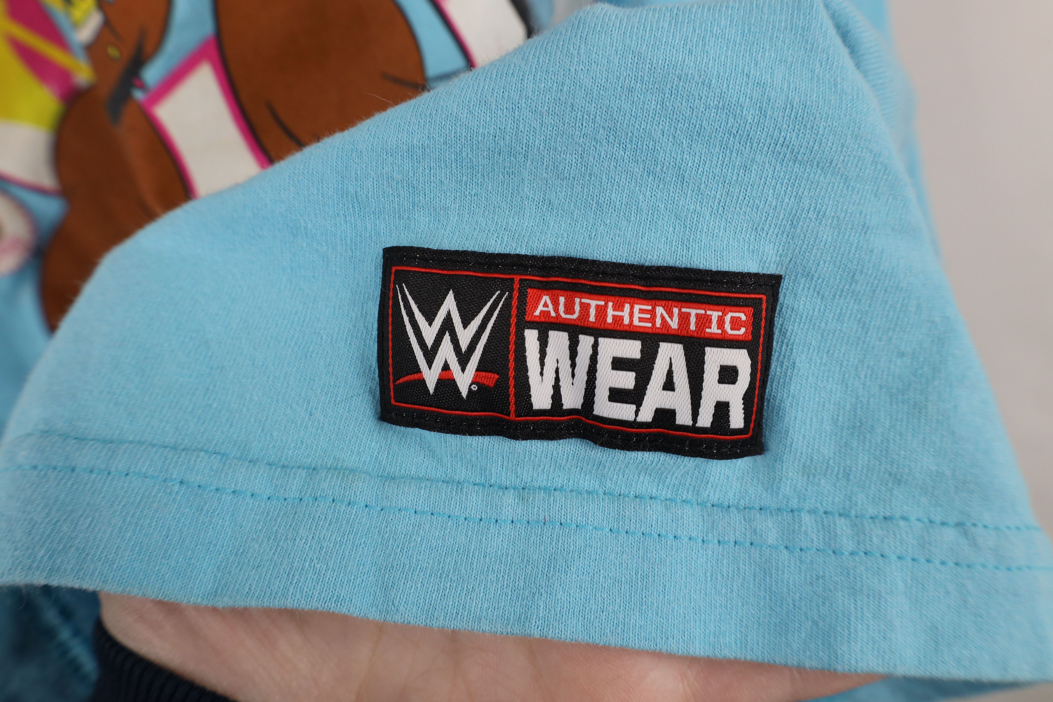 Vintage Y2K WWE Wrestling BootyO's Cereal The New Day T-Shirt Blue Size US L / EU 52-54 / 3 - 4 Thumbnail