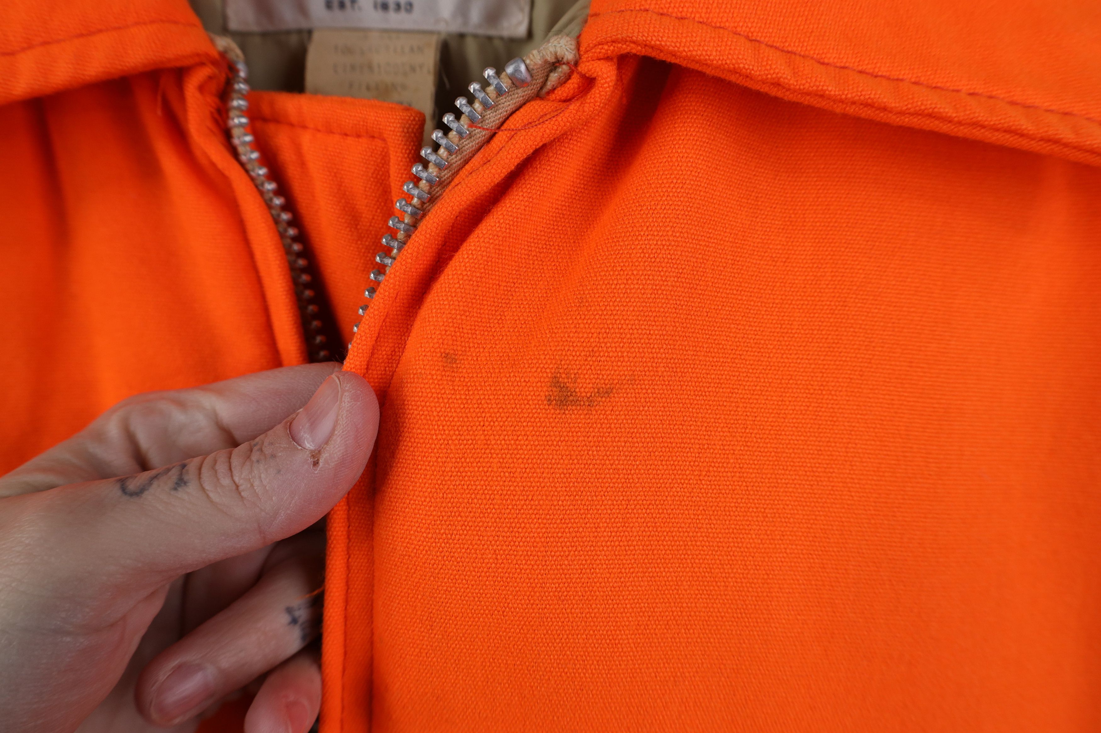 Woolrich Woolen Mills Vintage 70s Woolrich Down Puffer Jacket Blaze Orange USA Size US M / EU 48-50 / 2 - 4 Thumbnail