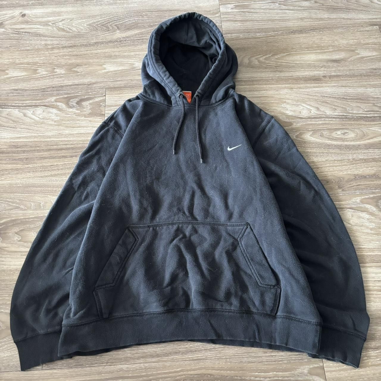 Nike Crazy Vintage Y2K/2000s Black Nike Streetwear Essential Pullover Hoodie! Size XL Size US XL / EU 56 / 4 - 1 Thumbnail