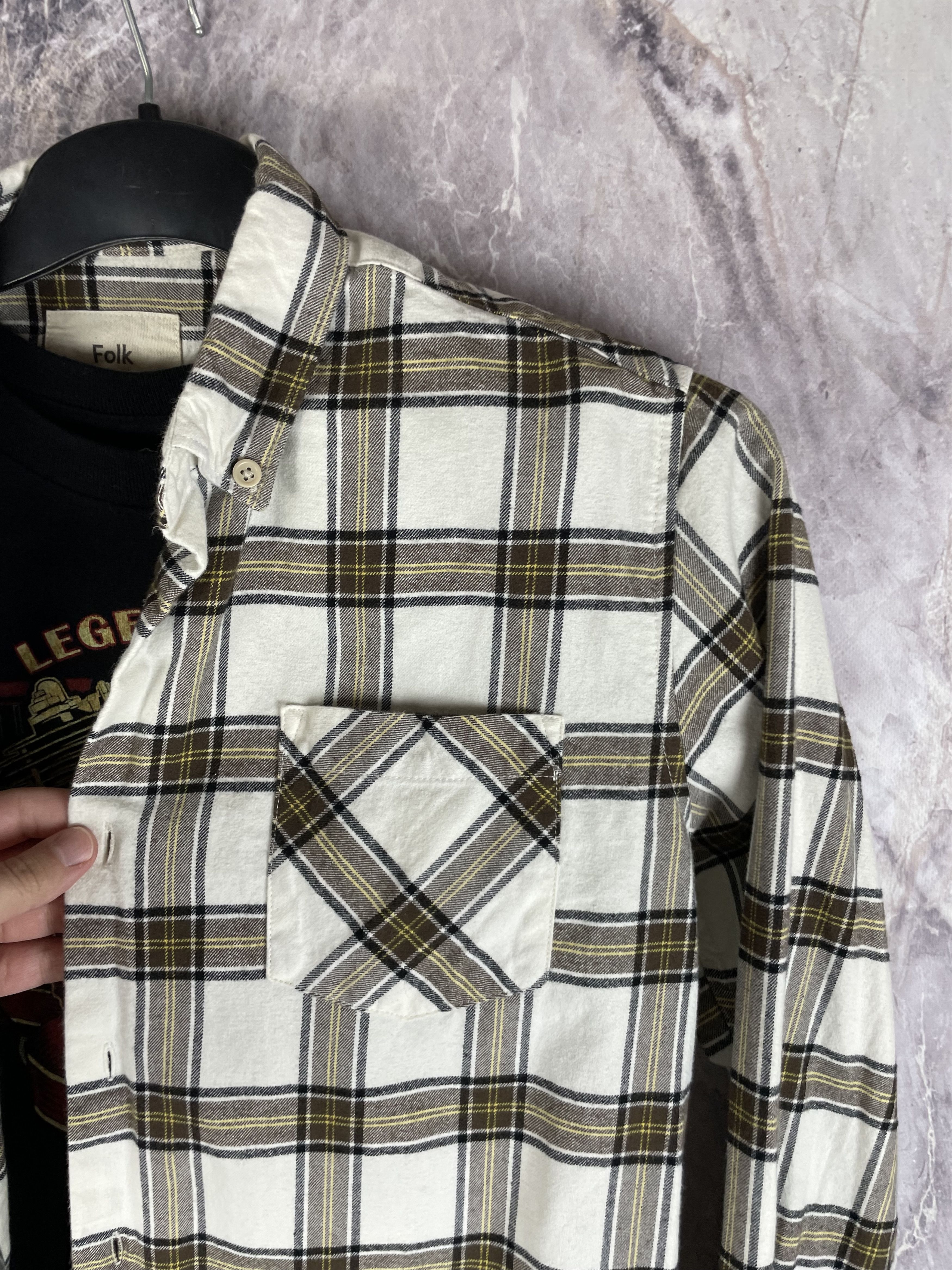 Folk Vintage Folk flannel multicolour y2k button up shirt Size US M / EU 48-50 / 2 - 3 Thumbnail