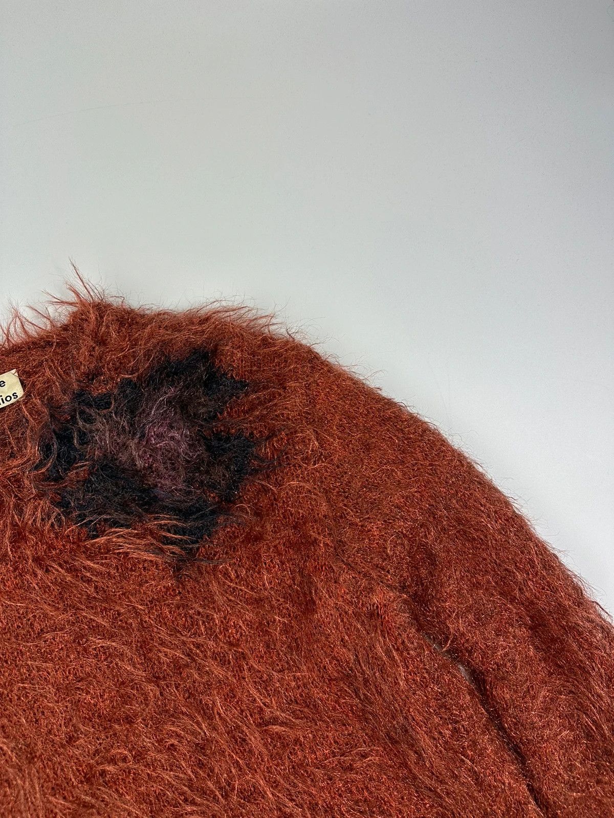 Acne Studios Acne Studio FW2017 Fuzzi Hairy Red Orange Sweater Knit Size US M / EU 48-50 / 2 - 3 Thumbnail
