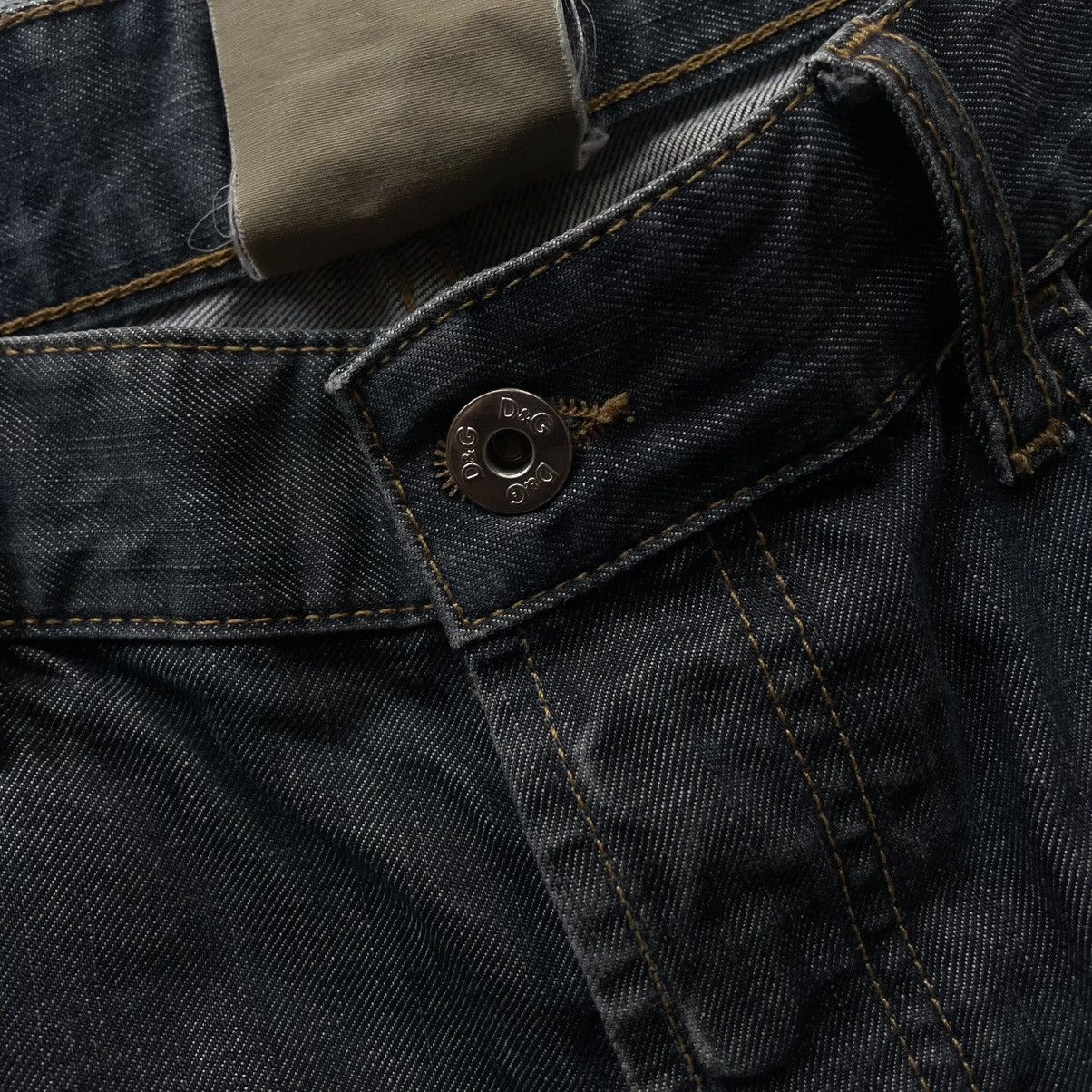 Dolce & Gabbana Vintage 90s Dolce&Gabbana Pocket Logo Botcut Pants Size US 32 / EU 48 - 6 Thumbnail