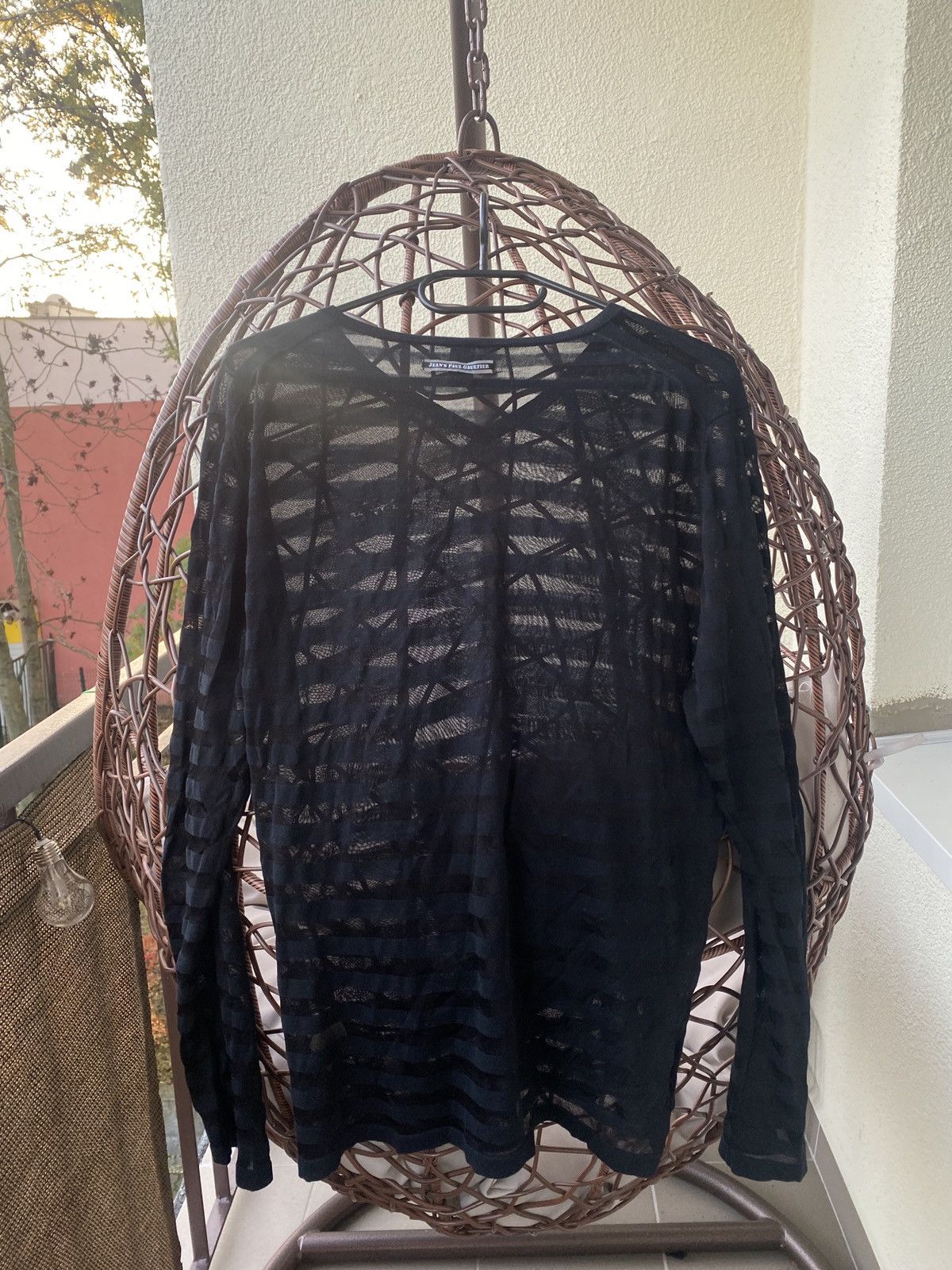 Jean Paul Gaultier Luxury jean paul gaultier transparent with logo on chest Size L / US 10 / IT 46 - 3 Thumbnail