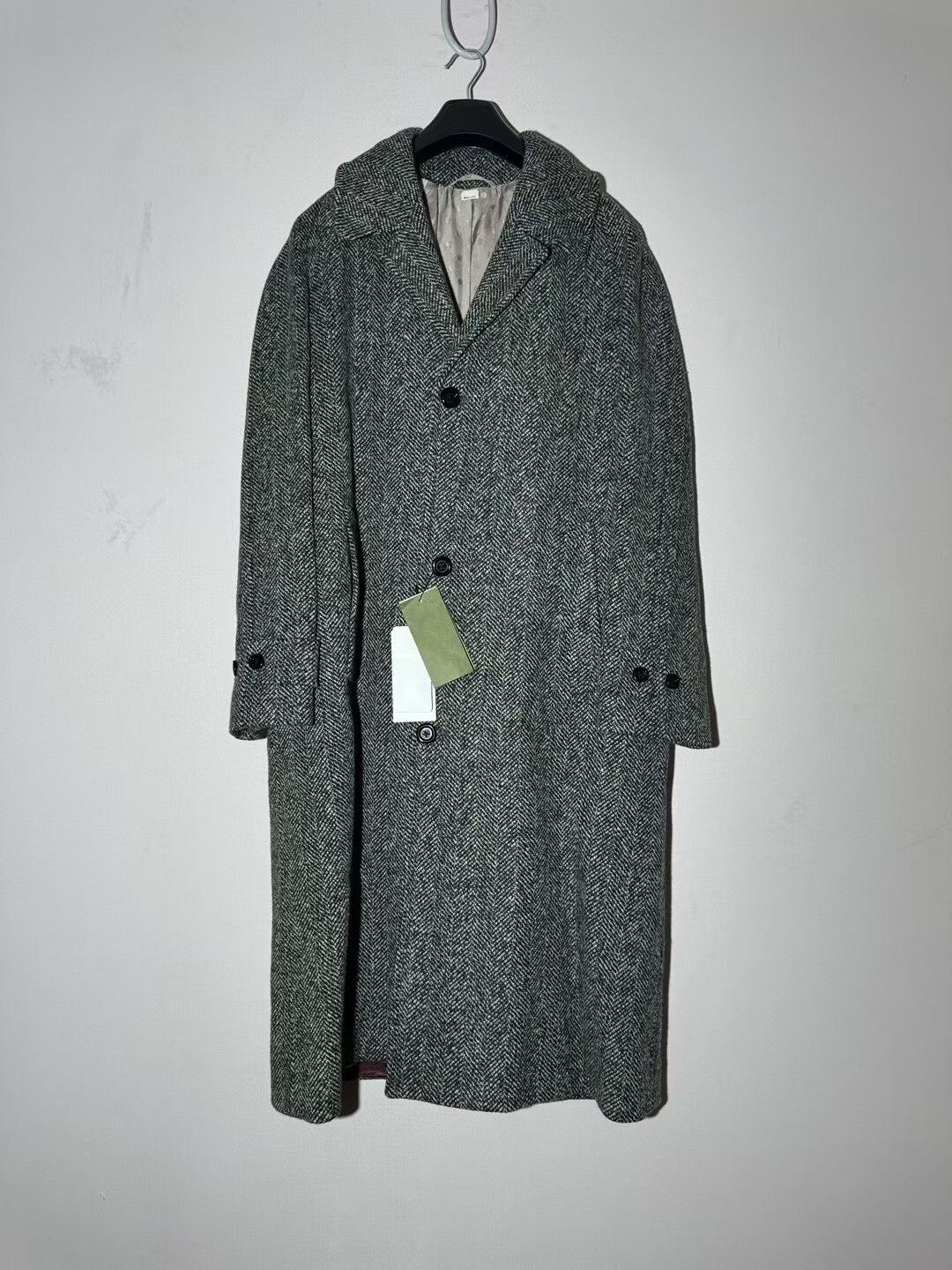 Gucci Gucci Runway Gray Tiger Embroidery Wool Coat Size US S / EU 44-46 / 1 - 1 Thumbnail