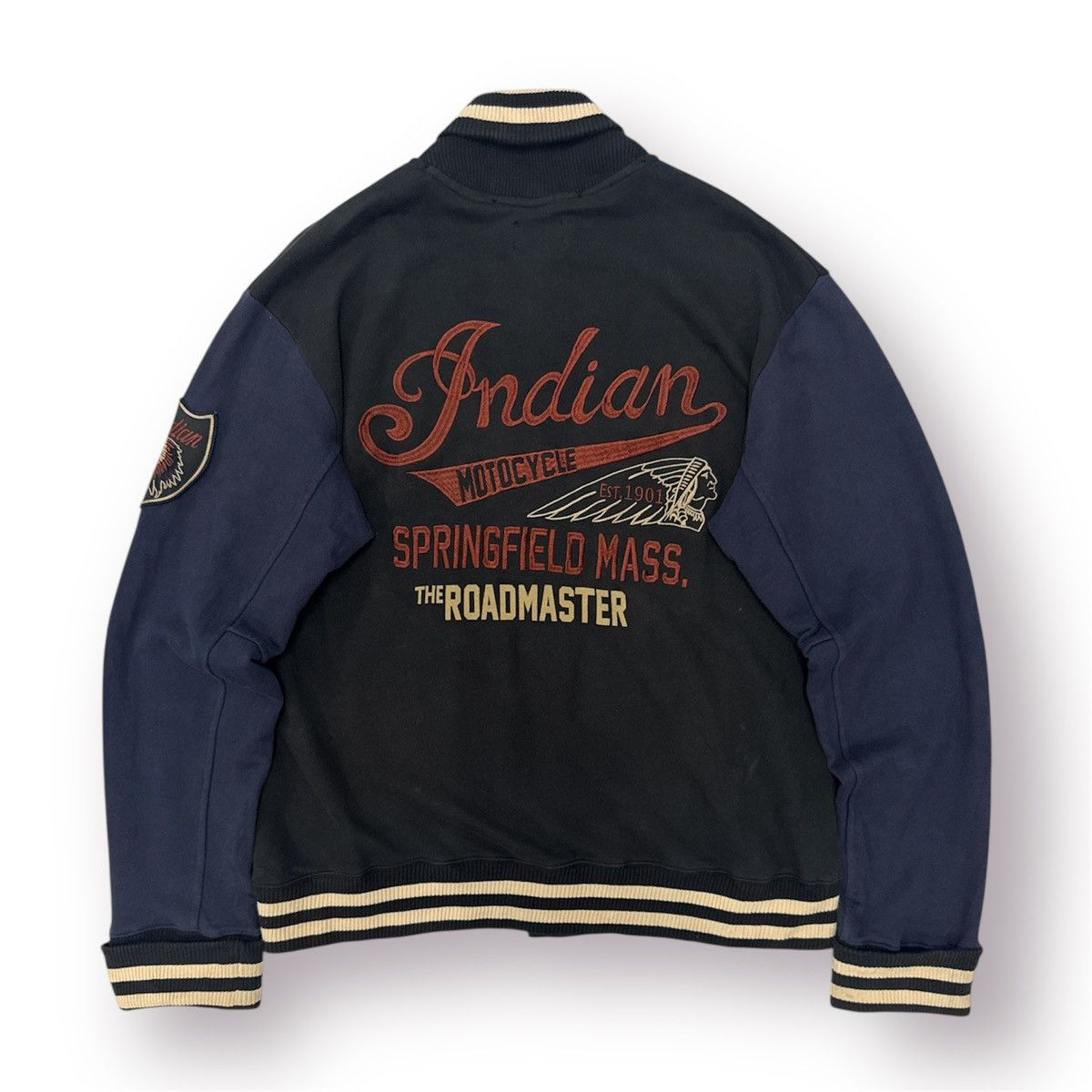 Indian Motorcycle 🔥 Indian Motorcycles Road Master Sweat Varsity Jacket - XL Size US L / EU 52-54 / 3 - 1 Thumbnail