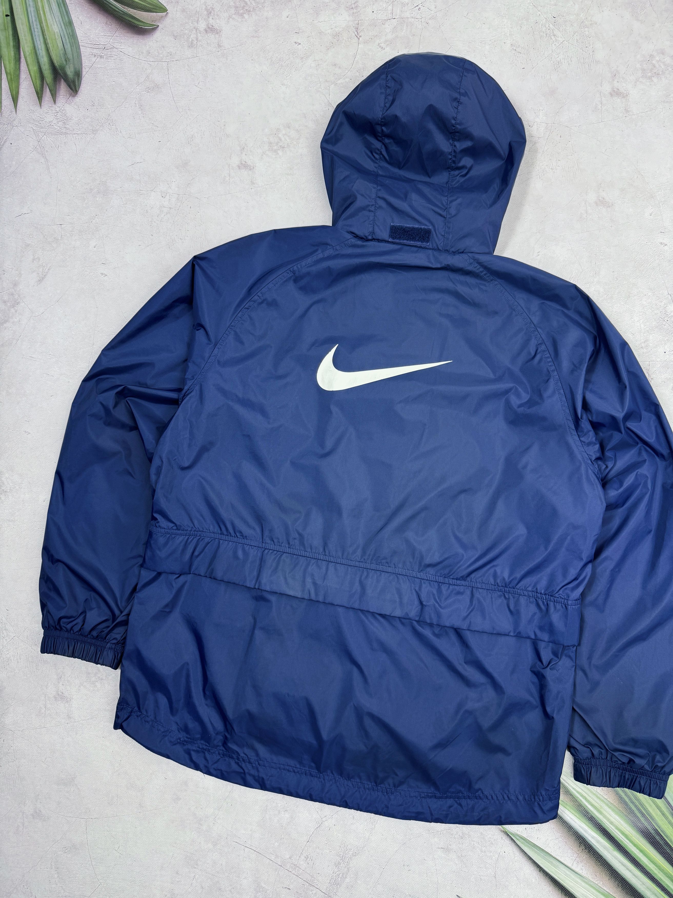 Nike × Vintage Y2K Nike Windbreaker Jacket Nylon Big Back Swoosh Logo Size US M / EU 48-50 / 2 - 15 Thumbnail