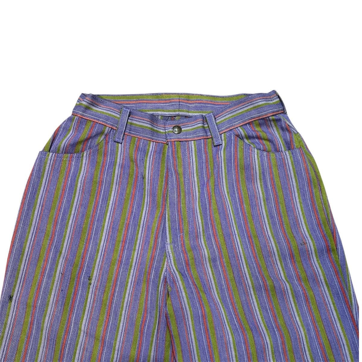 Levi's × Levi's Vintage Clothing × Vintage VINTAGE LEVIS FOR GALS STA PREST PURPLE STRIPE Size 25" / US 0 / IT 36 - 3 Thumbnail