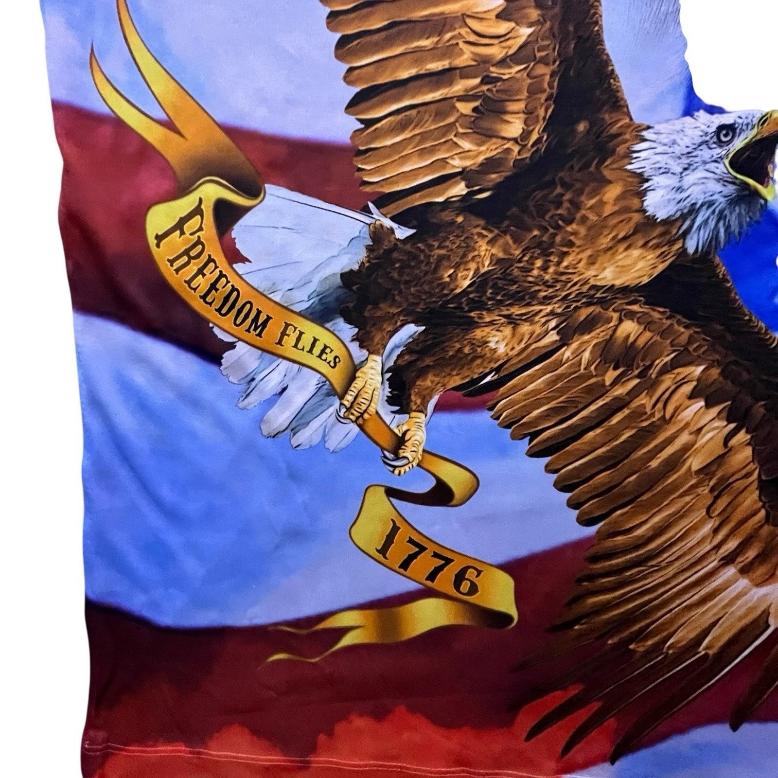 Unknown London Spirit Of America T Shirt Mens Large Bald Eagle AOP USA Size US XL / EU 56 / 4 - 8 Thumbnail