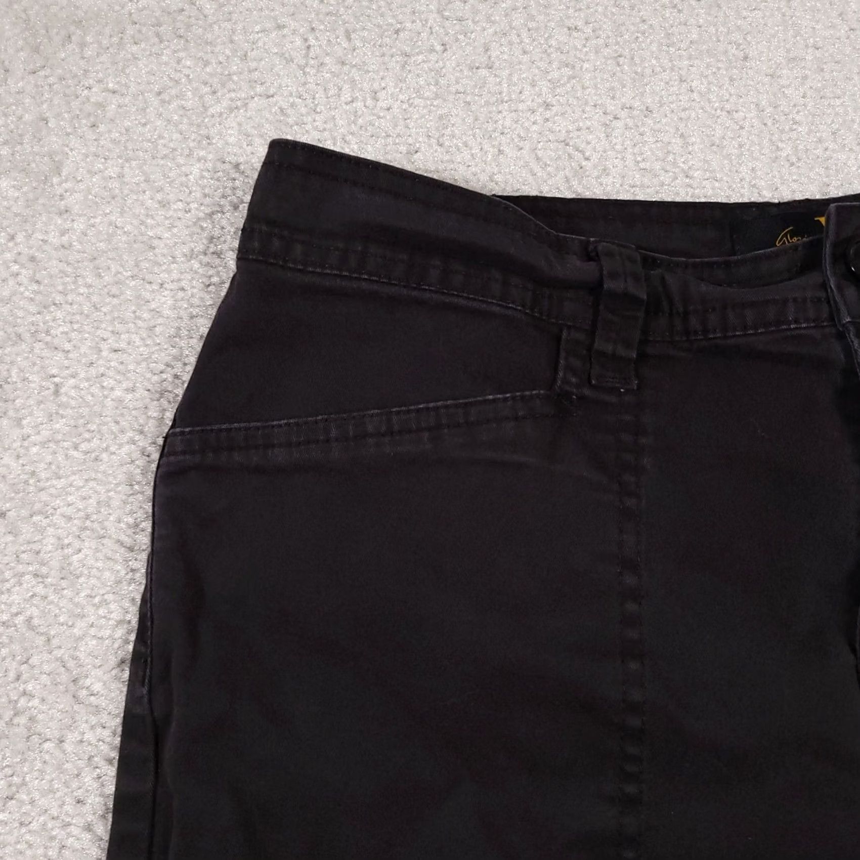 Gloria Vanderbilt VINTAGE Gloria Vanderbilt Pants Women's 6 Black Stretch Mid-Rise Casual Chino Straight 29in Inseam Mens? Ladies? Size 28" / US 6 / IT 42 - 4 Thumbnail