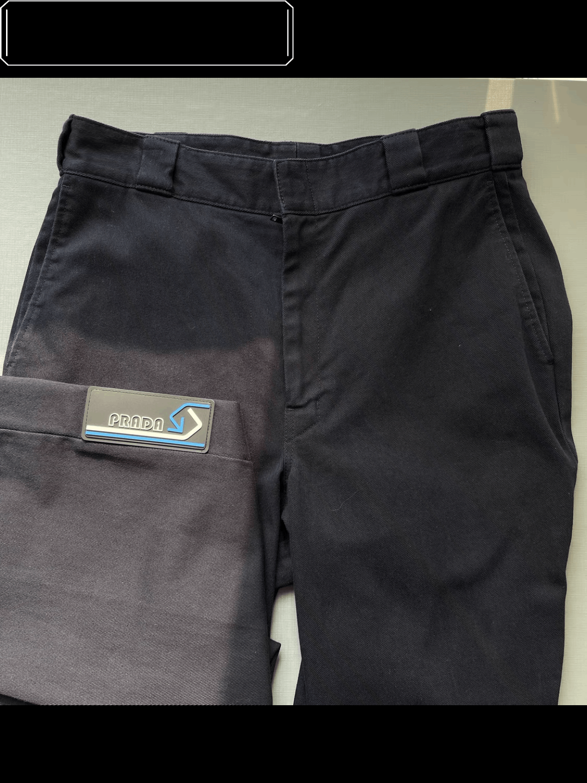 Prada Sz 46 Prada 18AW Rubber Label Straight Leg Pants Size US 30 / EU 46 - 7 Thumbnail