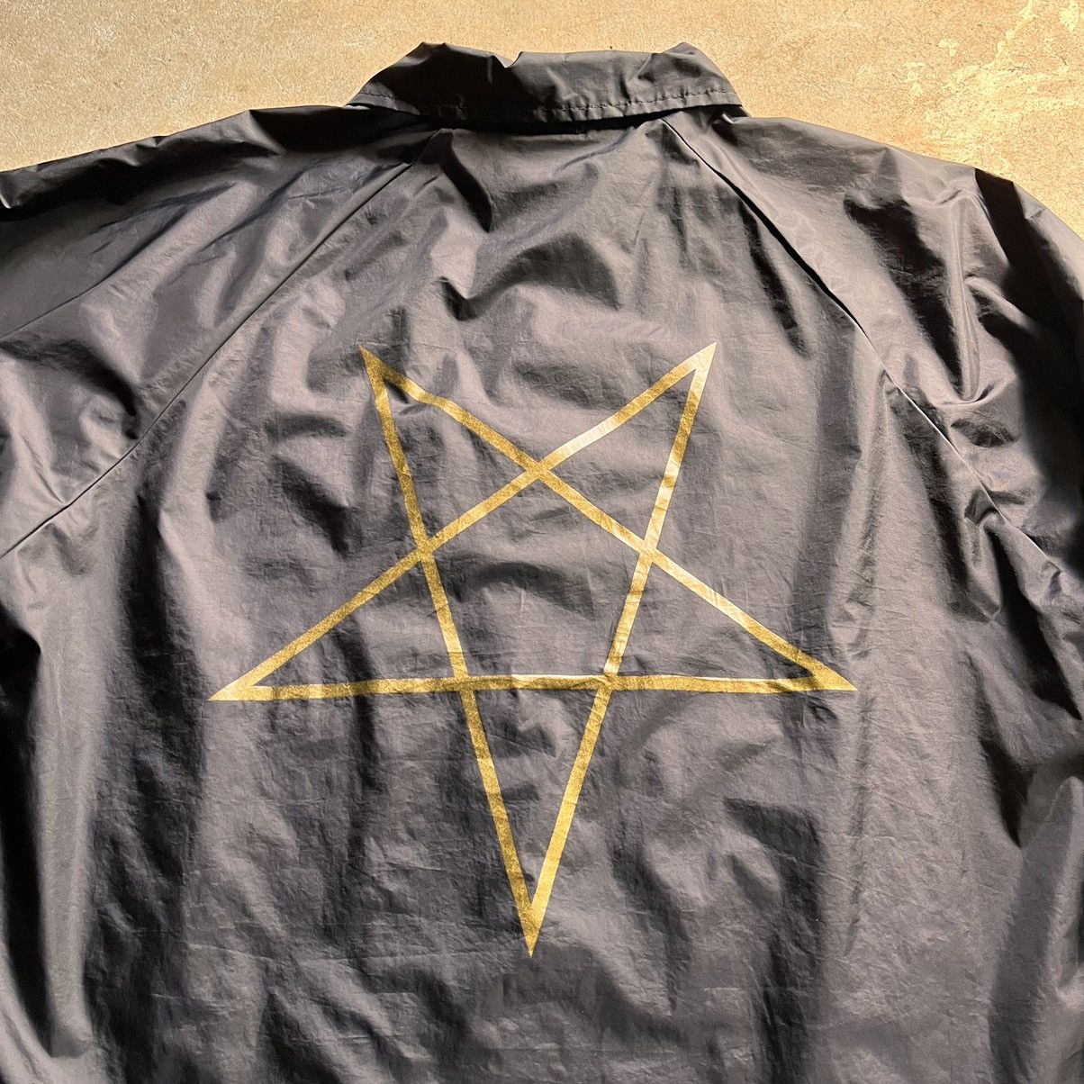 Hype Streetwear Thrasher Casual Thrasher Pentagram Grunge Punk Skater Coach Jacket Grailed