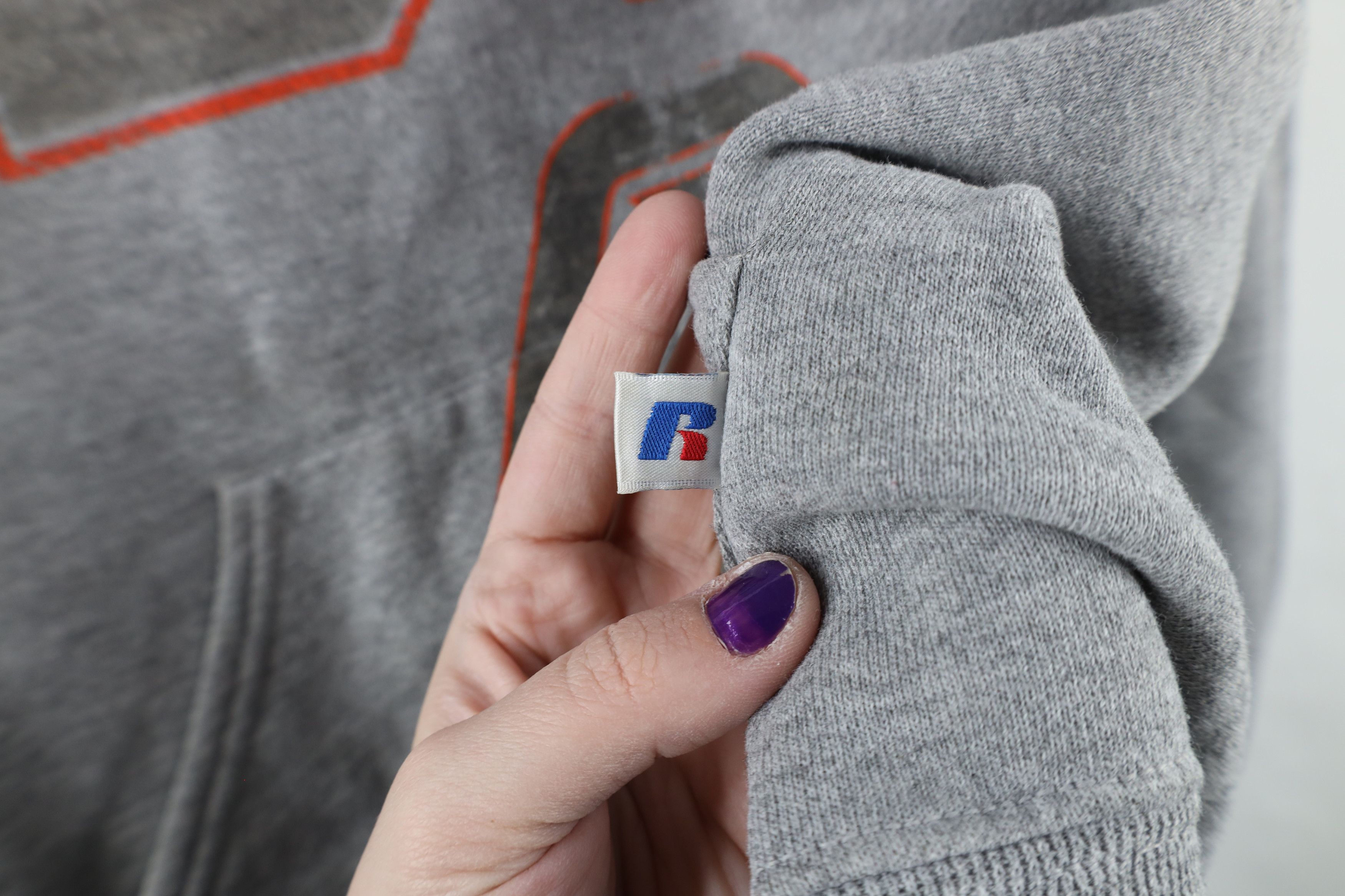 Russell Athletic × Vintage Vintage Russell Athletic Green State University Hoodie Gray Size US S / EU 44-46 / 1 - 6 Thumbnail