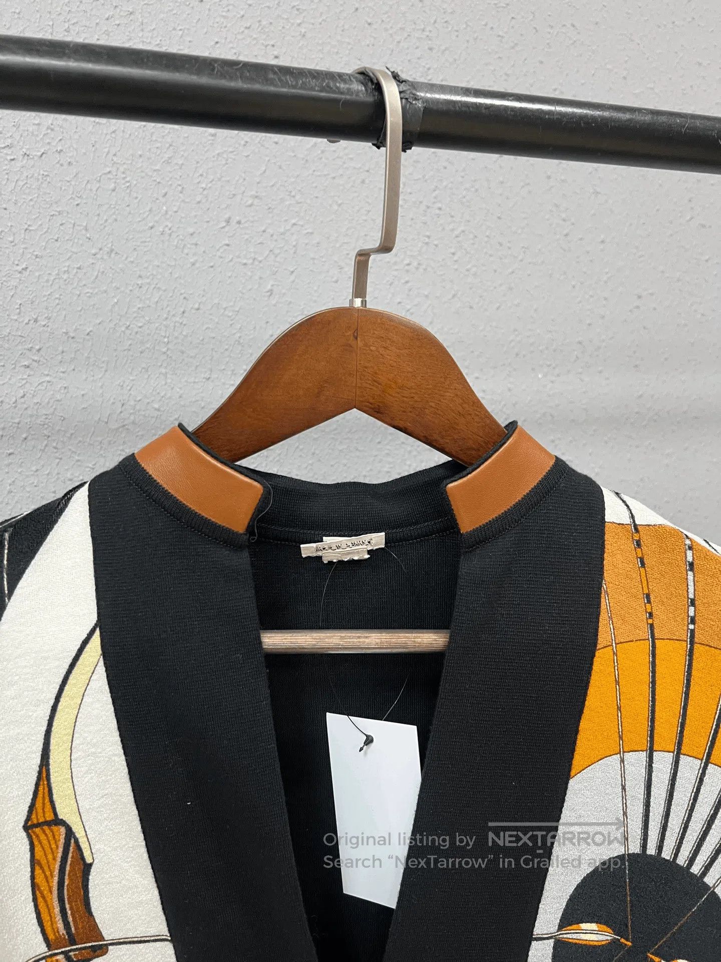 Hermes Hermes Patchwork Silk Short-Sleeve Top. Size XXS / US 00 / IT 34 - 3 Thumbnail