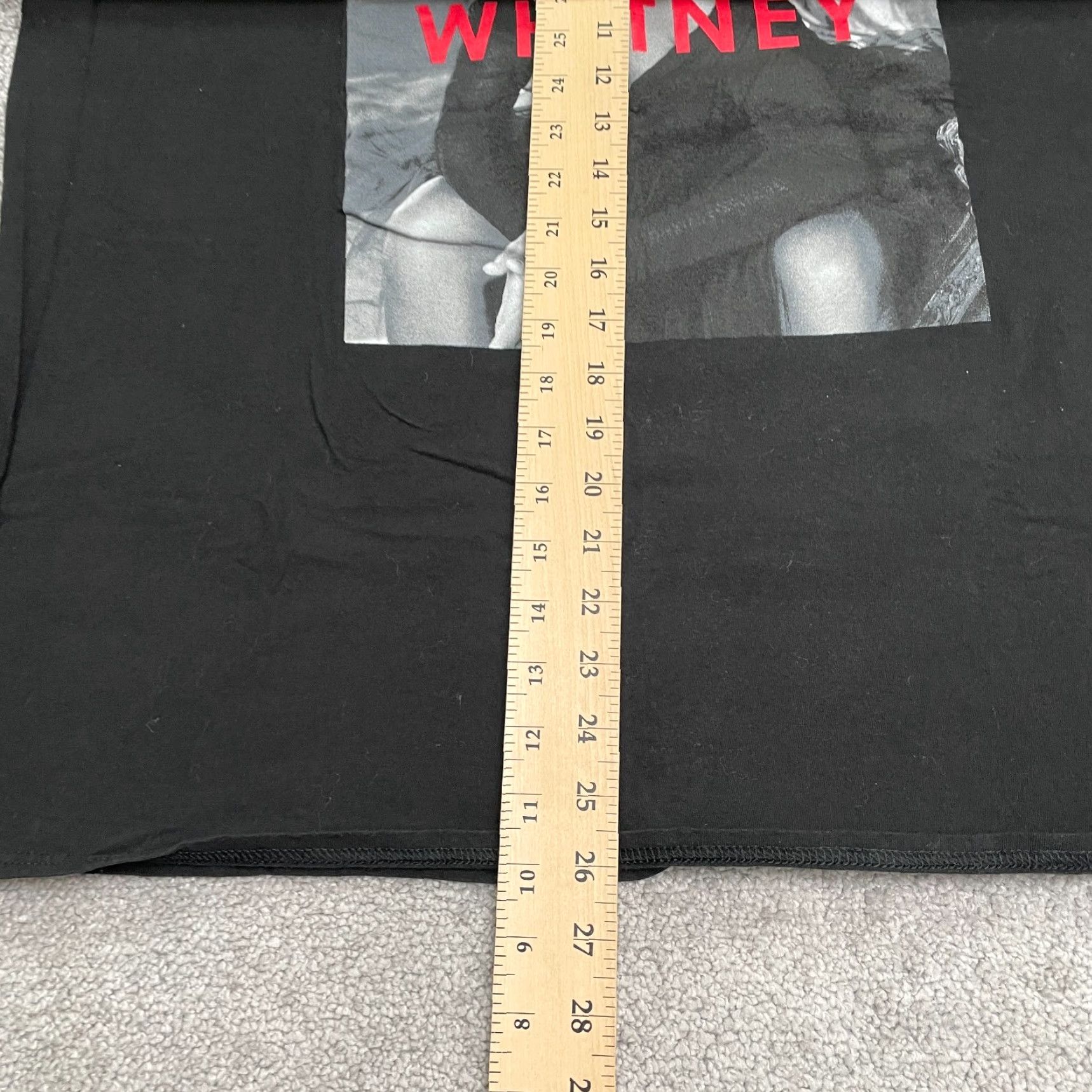 Vintage Whitney Houston Graphic T-Shirt Unisex Adults XL Black Crew Neck Cotton Music Tee Size XL / US 12-14 / IT 48-50 - 6 Thumbnail