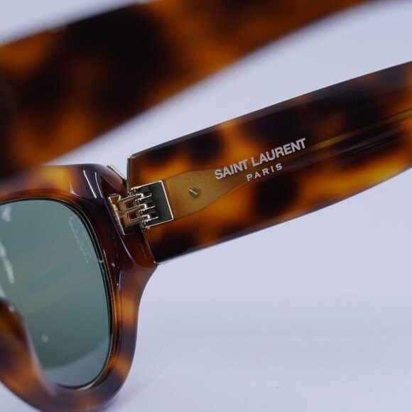 Saint Laurent Paris 🕶️ New Saint Laurent SL M94 RIM 001 Sunglasses - Havana Size ONE SIZE - 9 Thumbnail