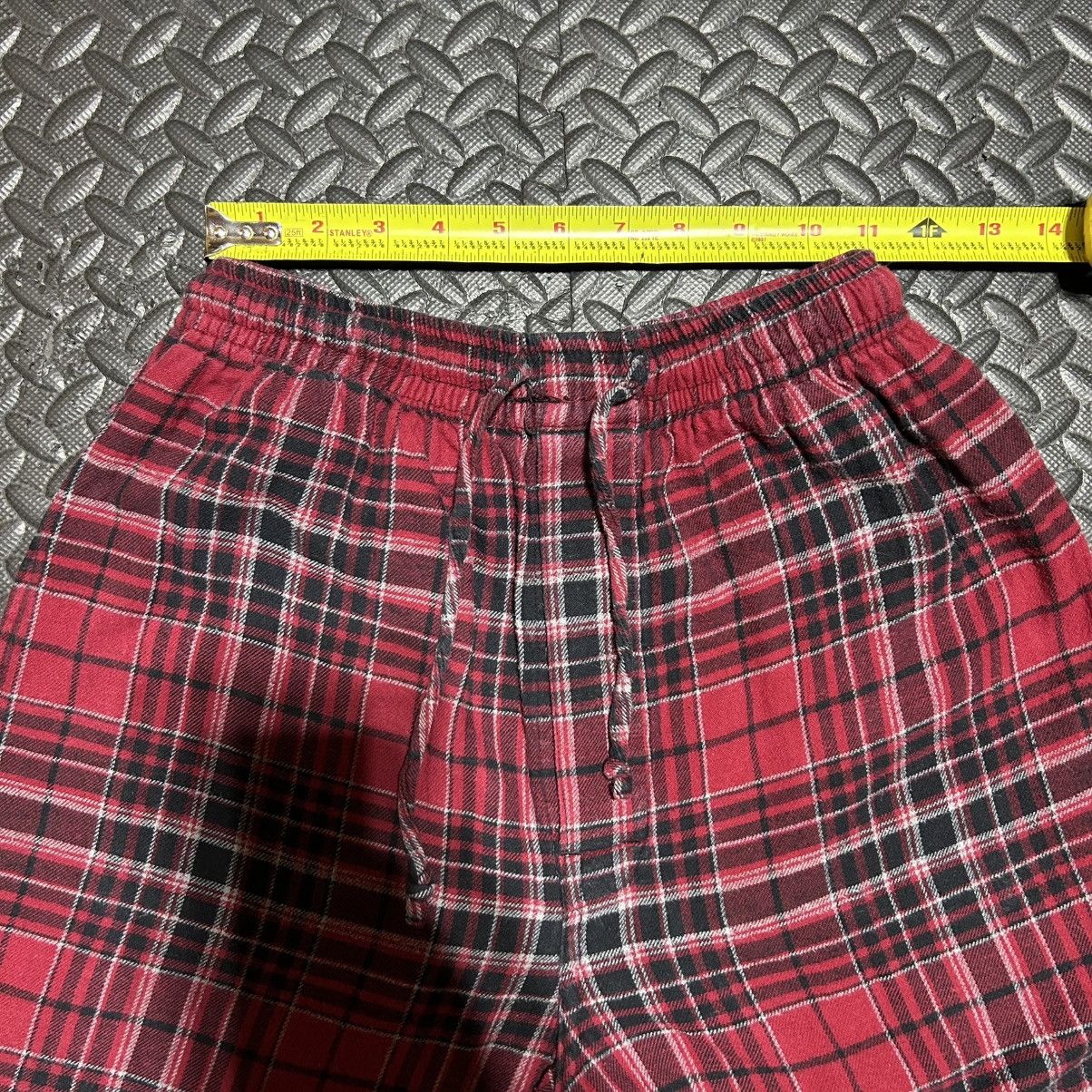 Nautica Nautica Sleepwear Pajama Pants Plaid Fleece Red Mens Small Size US 30 / EU 46 - 5 Thumbnail