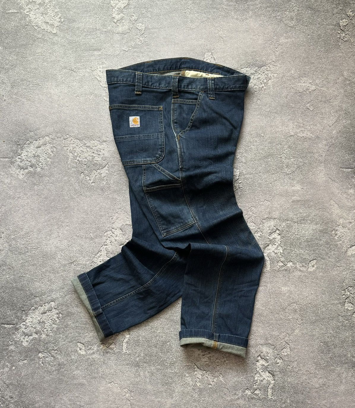 Carhartt × Vintage Carhartt 34/32 rugged flex relaxed jean pant denim trouser Size US 34 / EU 50 - 1 Thumbnail
